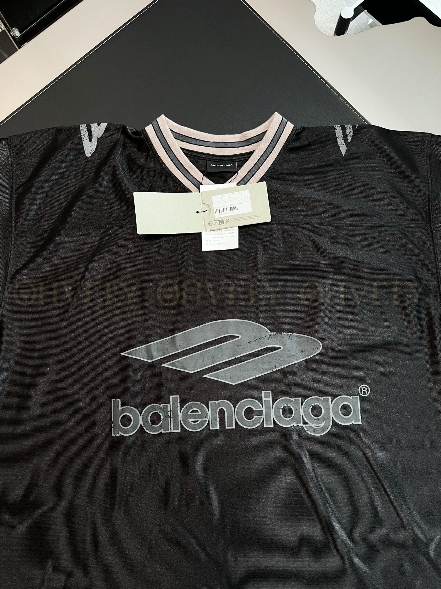【 ZP버전 】발렌시아가 Balenciaga 3B 스포츠 아이콘 로고 저지 티셔츠 상품 썸네일