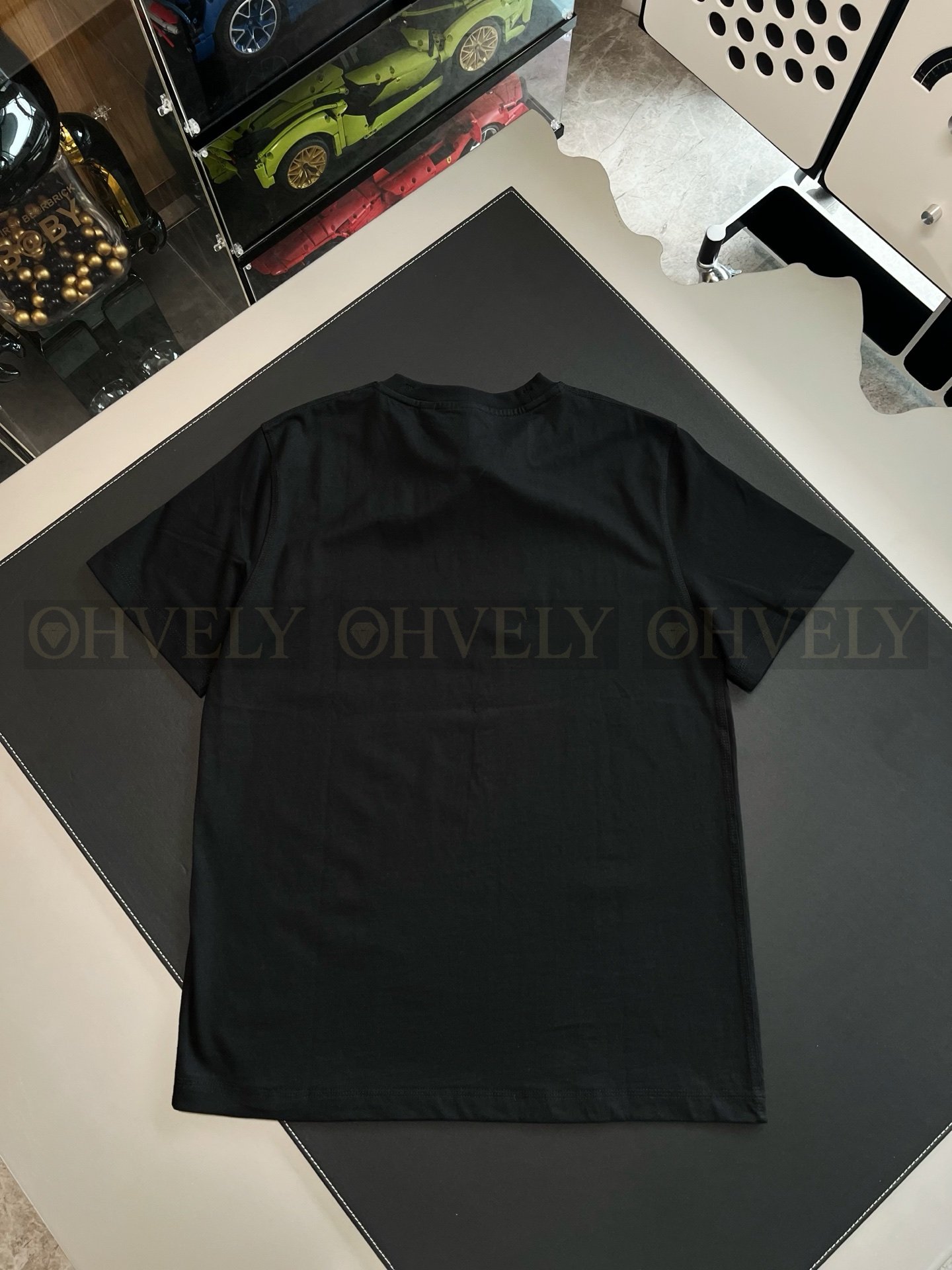 【 ZP버전 】버버리 Burberry 체크 라벨 면 티셔츠 상품 썸네일