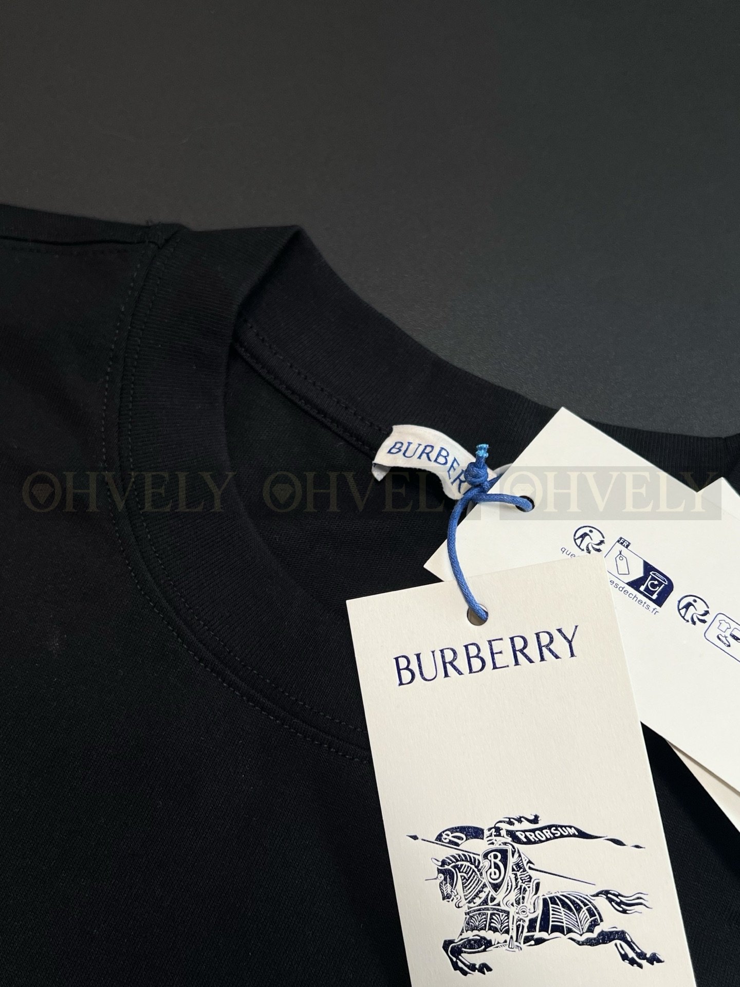 【 ZP버전 】버버리 Burberry 고딕 로고 자수 면 티셔츠 상품 썸네일