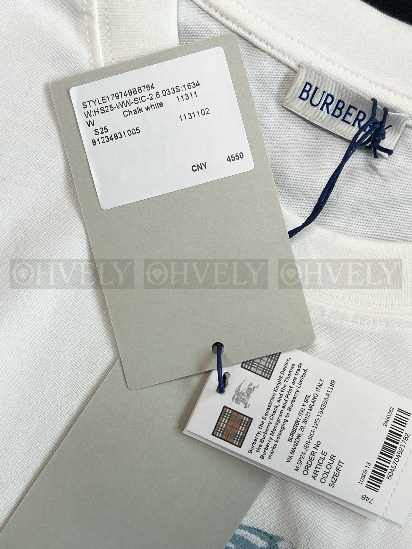 【 ZP버전 】버버리 Burberry 덱체어 프린트 코튼 티셔츠 상품 썸네일