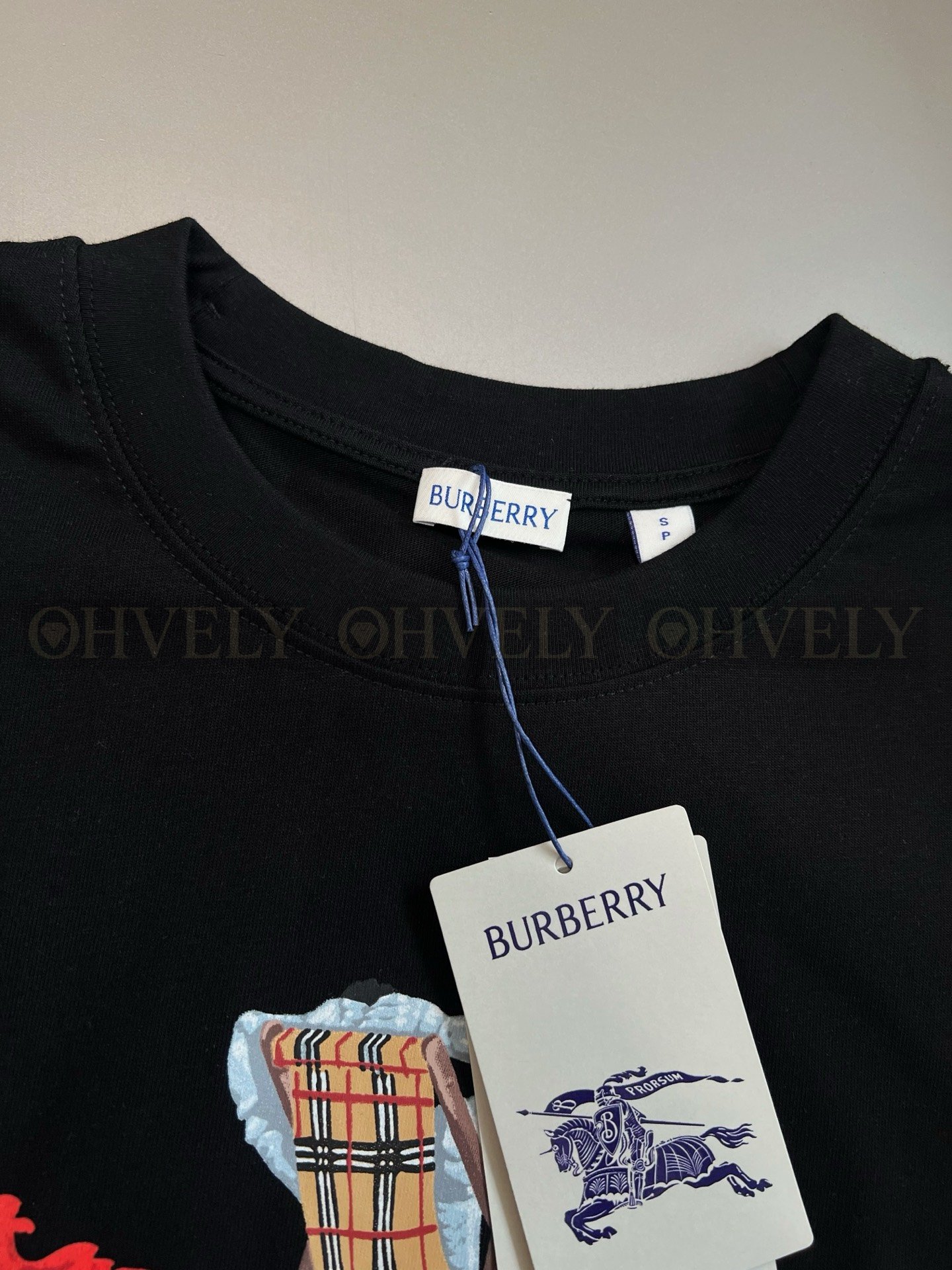 【 ZP버전 】버버리 Burberry 덱체어 프린트 코튼 티셔츠 상품 썸네일