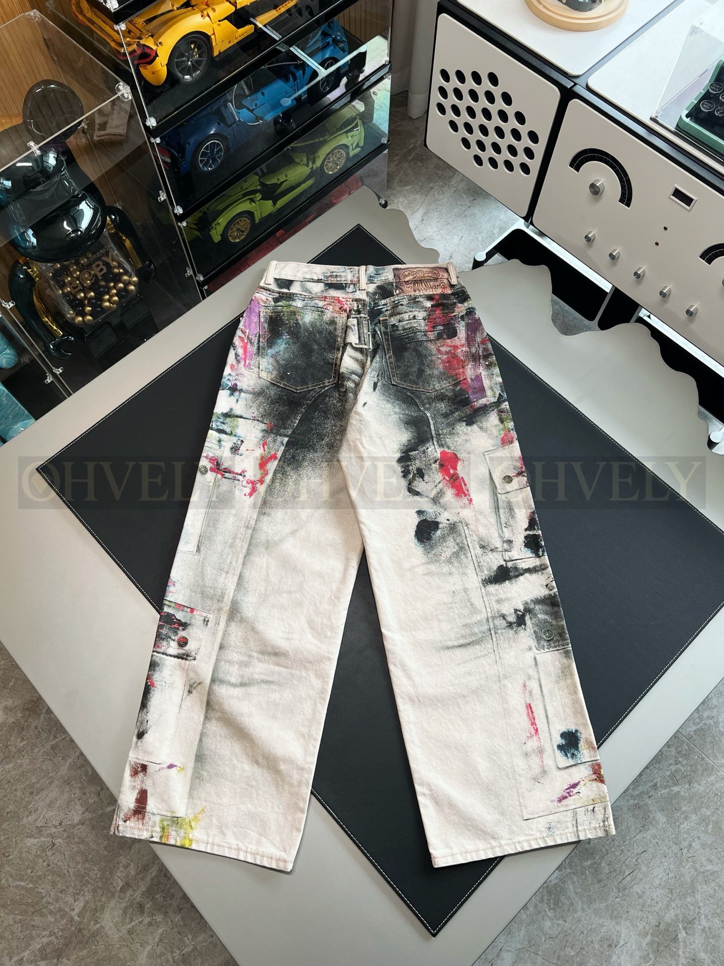【 ZP버전 】아크네 스튜디오 Acne Studios 그래피티 프린트 트윌 카고 팬츠 상품 썸네일