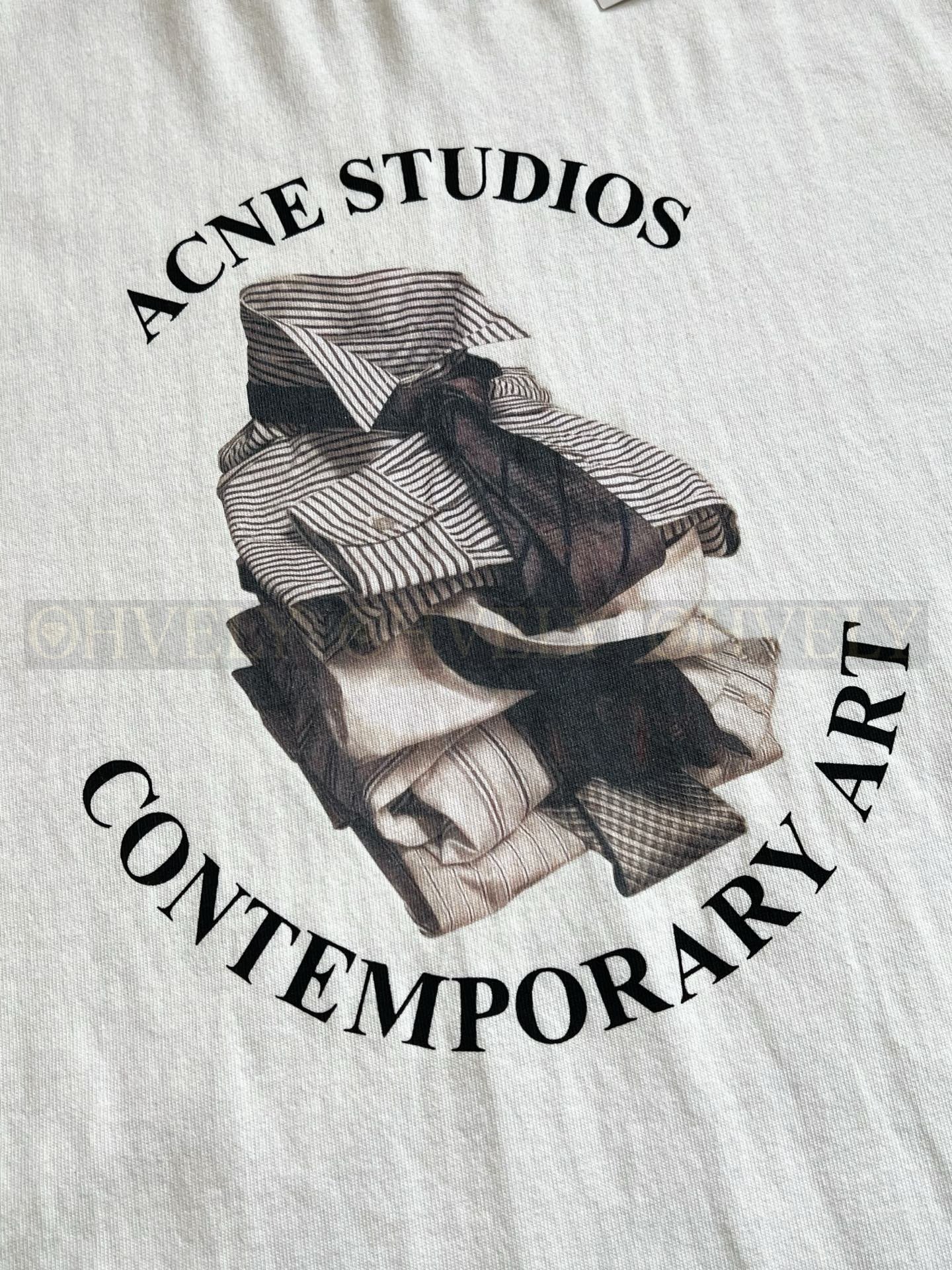 【 ZP버전 】아크네 스튜디오 Acne Studios 컨템포러리 아트 셔츠 그래픽 티셔츠 상품 썸네일