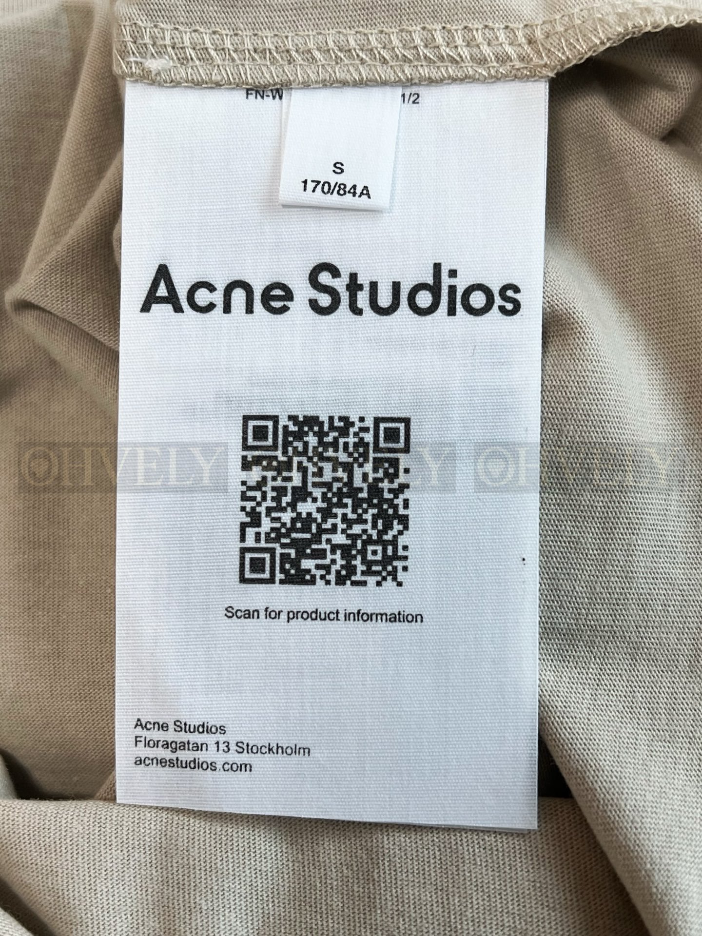 【 ZP버전 】아크네 스튜디오 Acne Studios 플로라간탄 13 스톡홀름 로고 자수 티셔츠 상품 썸네일