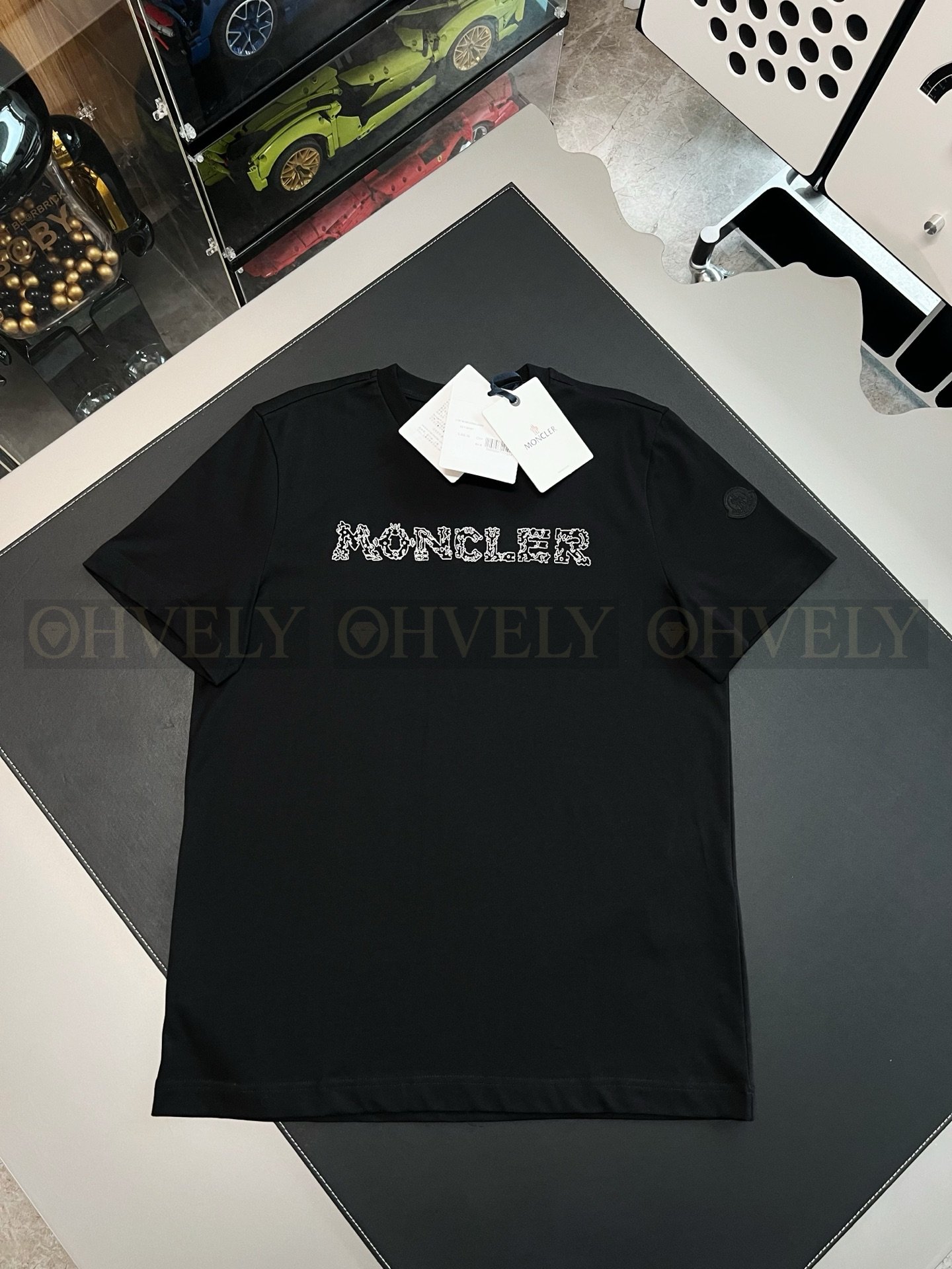 【 ZP버전 】몽클레르 우주 자수 로고 반팔 티셔츠 상품 썸네일