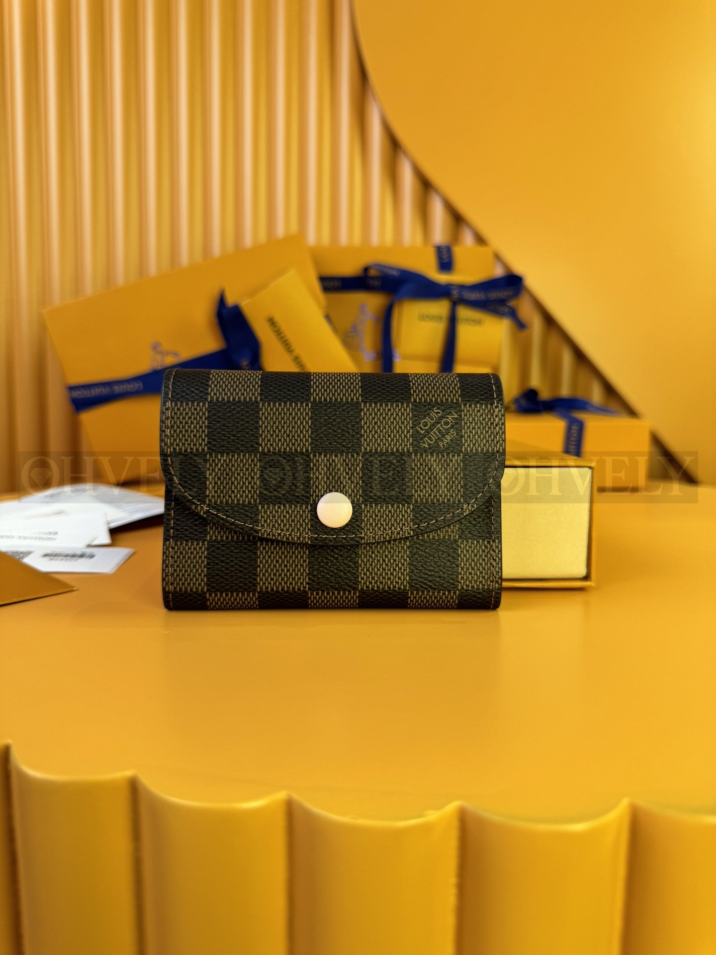 【 ZP 버전 】루이비통 Louis Vuitton 로잘리 코인 퍼스 다미에 에벤 상품 썸네일