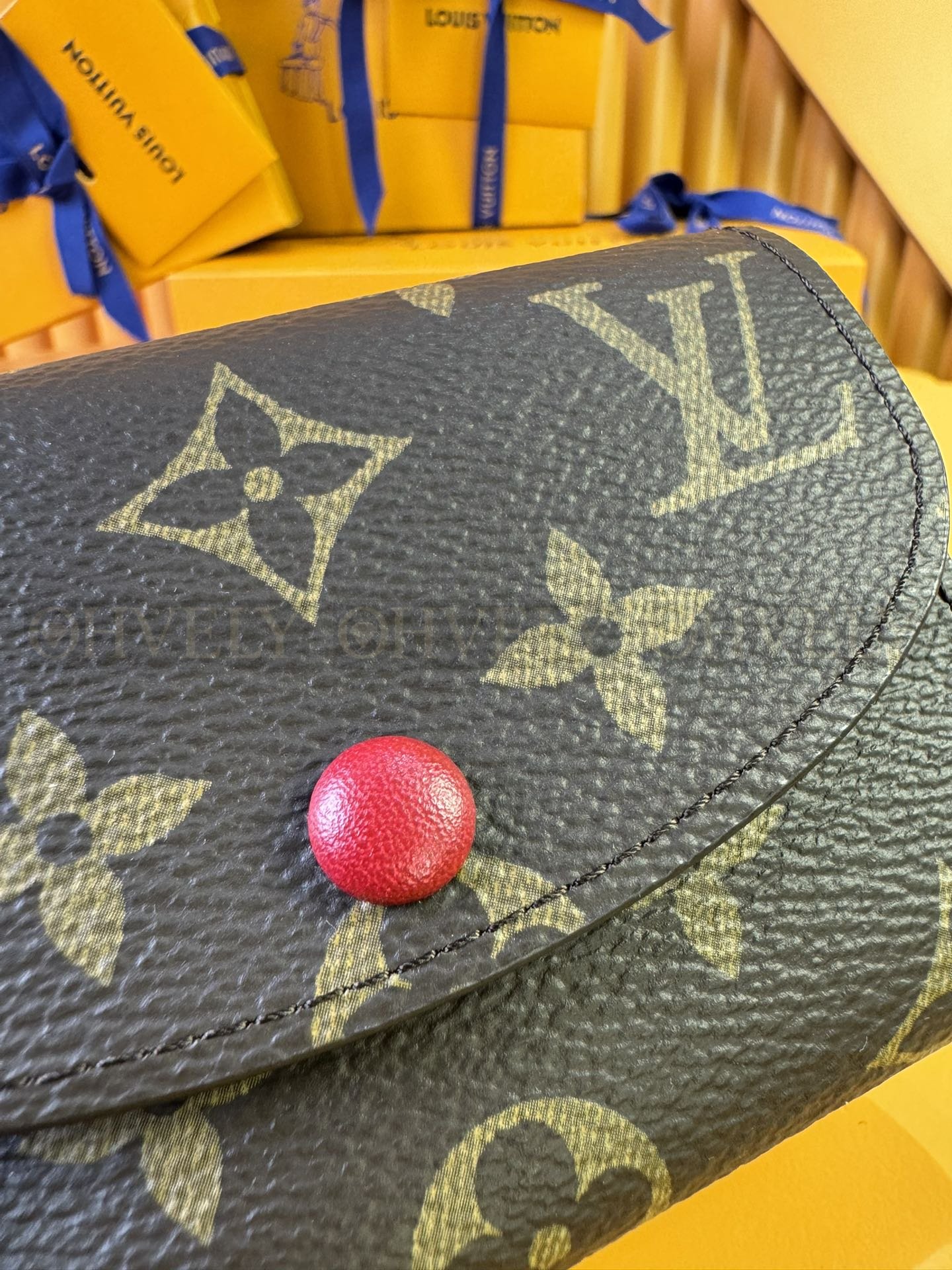 【 ZP 버전 】루이비통 Louis Vuitton 로잘리 코인 퍼스 모노그램 퍼플버튼 상품 썸네일