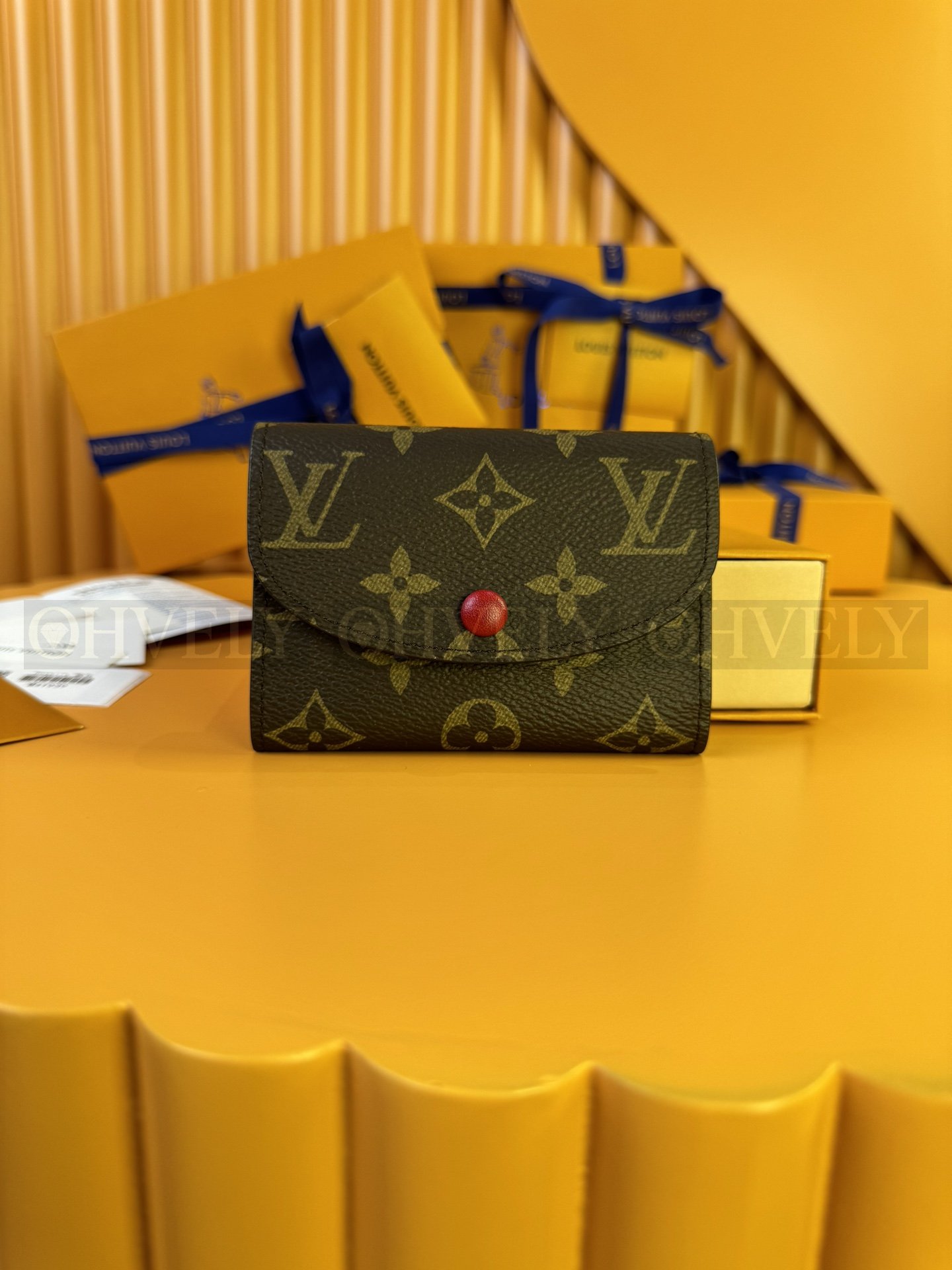 【 ZP 버전 】루이비통 Louis Vuitton 로잘리 코인 퍼스 모노그램 퍼플버튼 상품 썸네일
