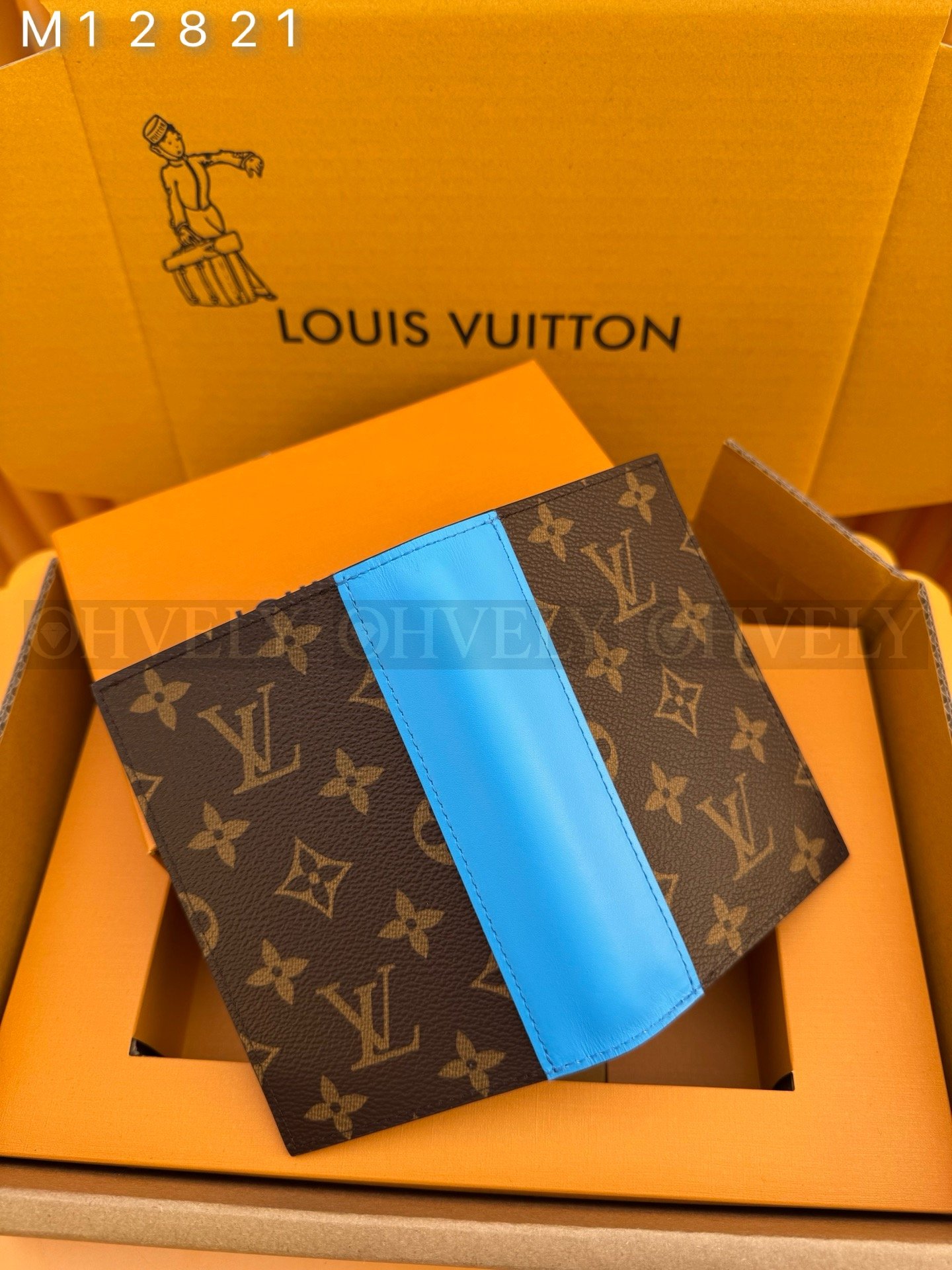 【 ZP 버전 】루이비통 Louis Vuitton 패스포트 커버 모노그램 블루 상품 썸네일