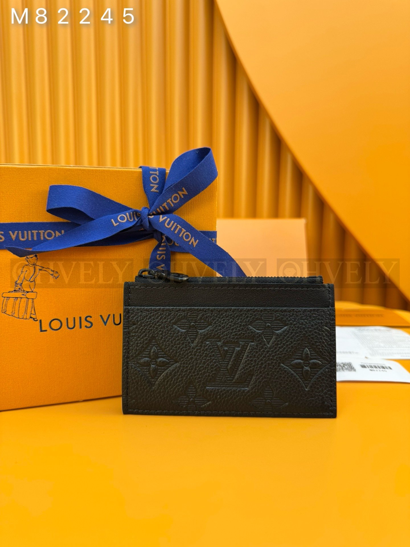 【 ZP 버전 】루이비통 Louis Vuitton 모노그램 앙프렝뜨 코인 카드 홀더 블랙 상품 썸네일