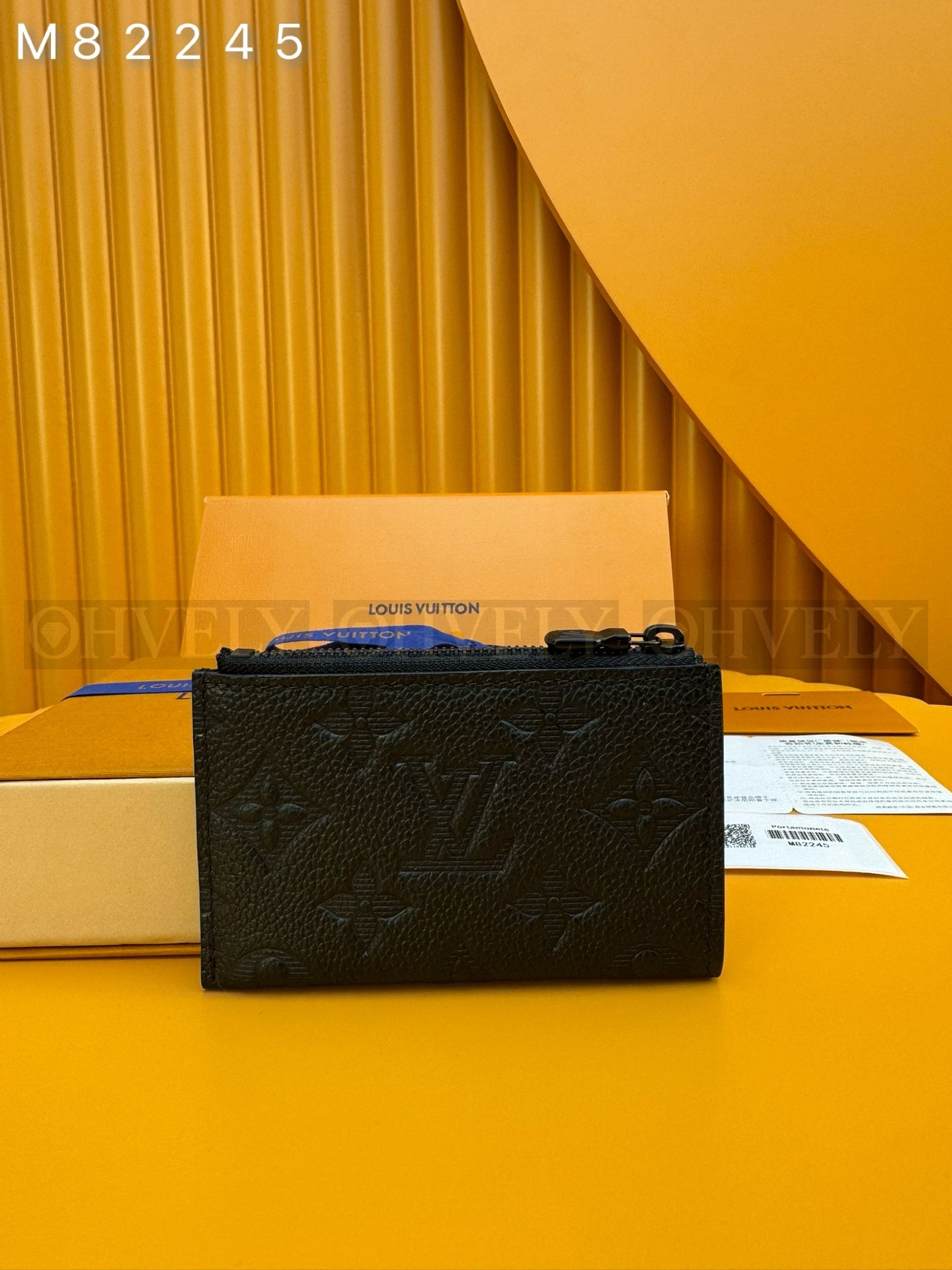 【 ZP 버전 】루이비통 Louis Vuitton 모노그램 앙프렝뜨 코인 카드 홀더 블랙 상품 썸네일