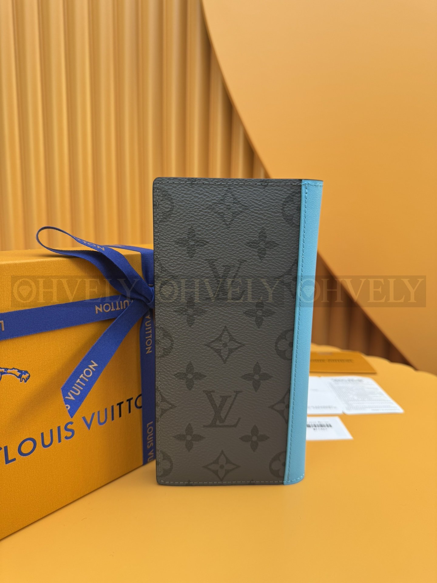 【 ZP 버전 】루이비통 Louis Vuitton 브라자 월릿 모노그램 이클립스 블루 상품 썸네일