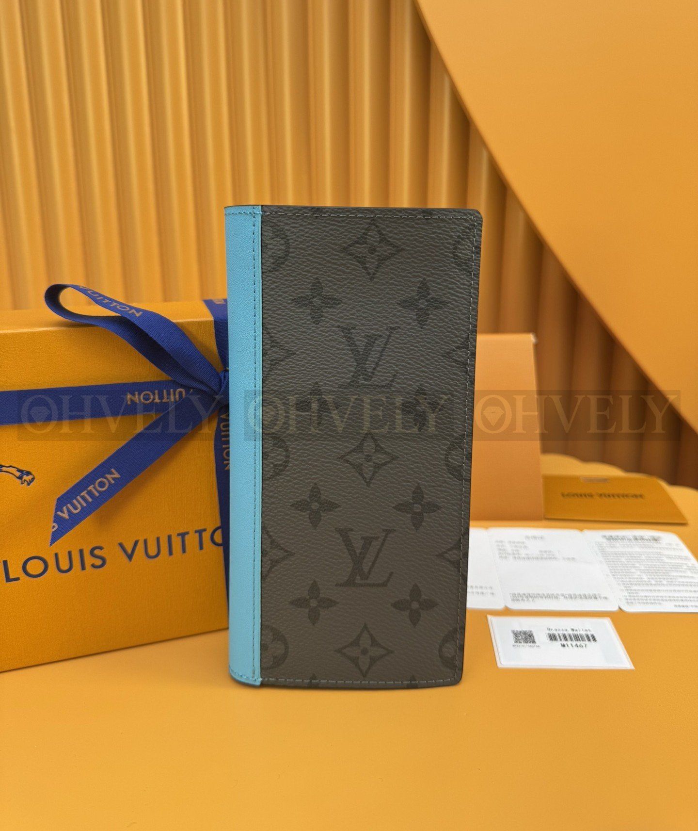 【 ZP 버전 】루이비통 Louis Vuitton 브라자 월릿 모노그램 이클립스 블루 상품 썸네일