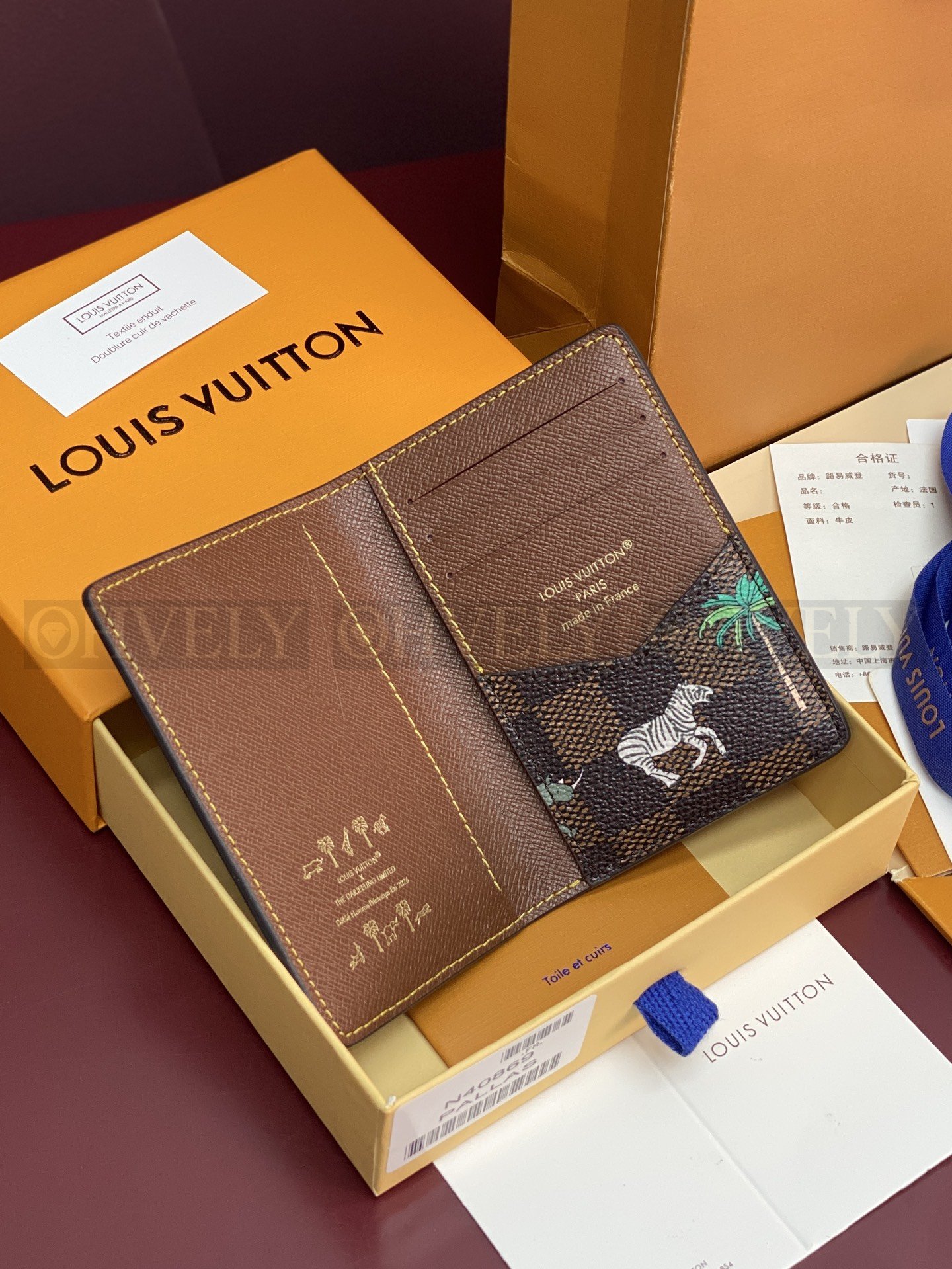 【 ZP 버전 】 루이비통 다즐링 리미티드 에벤 포켓 오거나이저 상품 썸네일