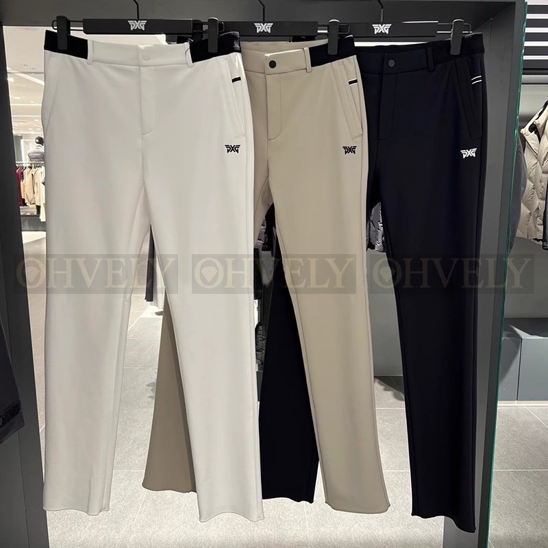 PXG 남성 에센셜 슬림핏 기능성 골프 바지 팬츠 (화이트/베이지/블랙) 상품 썸네일