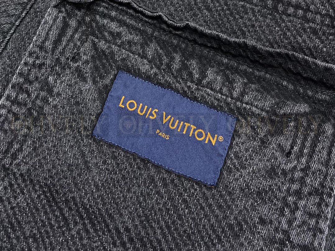 【 ZP버전 】루이비통 자이언트 모노그램 워시드 데님 자켓 블랙 상품 썸네일