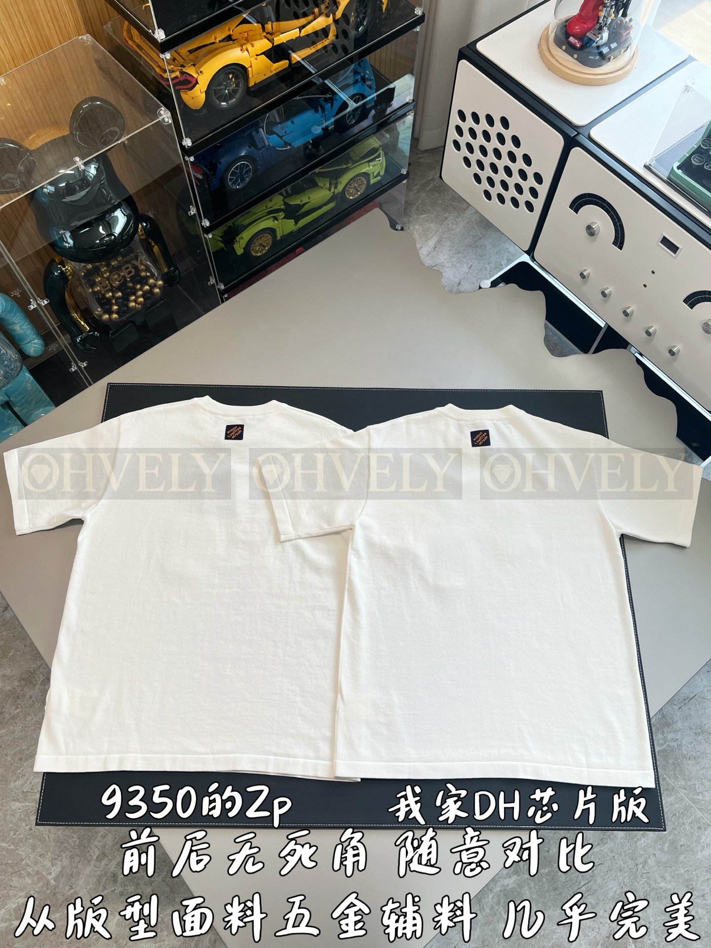 【 ZP버전 】 L 레터링 핸드 제스처 자수 반팔 티셔츠 상품 썸네일
