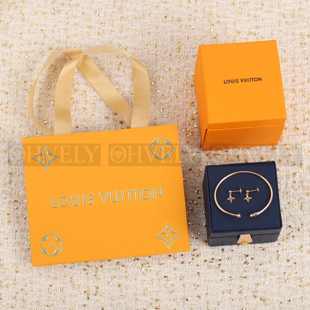 【 ZP버전 】LV 이딜 블라썸 트위스트 팔찌 핑크 골드 상품 썸네일