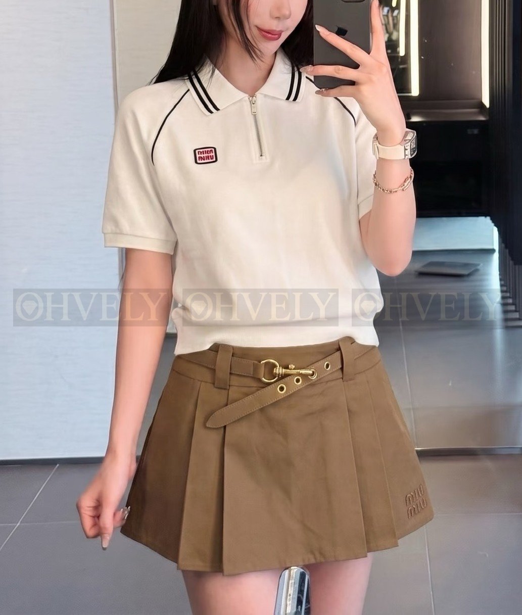 【 ZP버전 】M 프레피룩 반집업 카라티 반팔 상품 썸네일