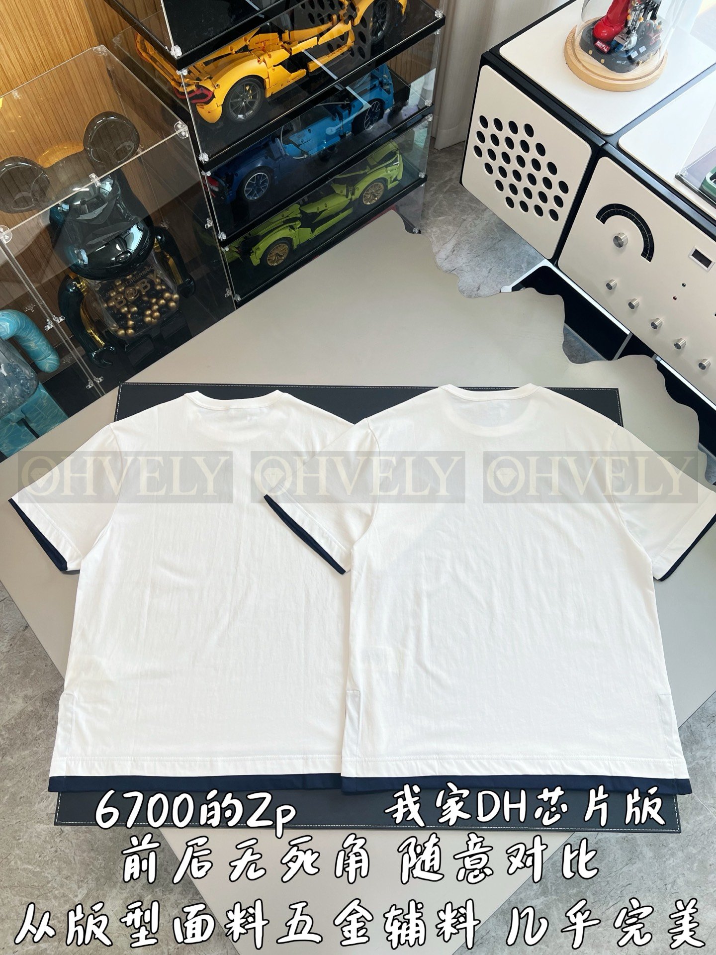 【 ZP버전 】FD 레이어드 더블 카라 반팔 티셔츠 상품 썸네일