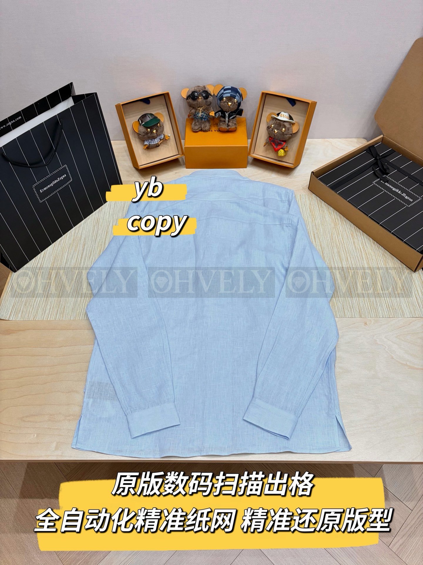 【 ZP버전 】 ZE 차이나카라 린넨 긴팔 셔츠 (2컬러) 상품 썸네일