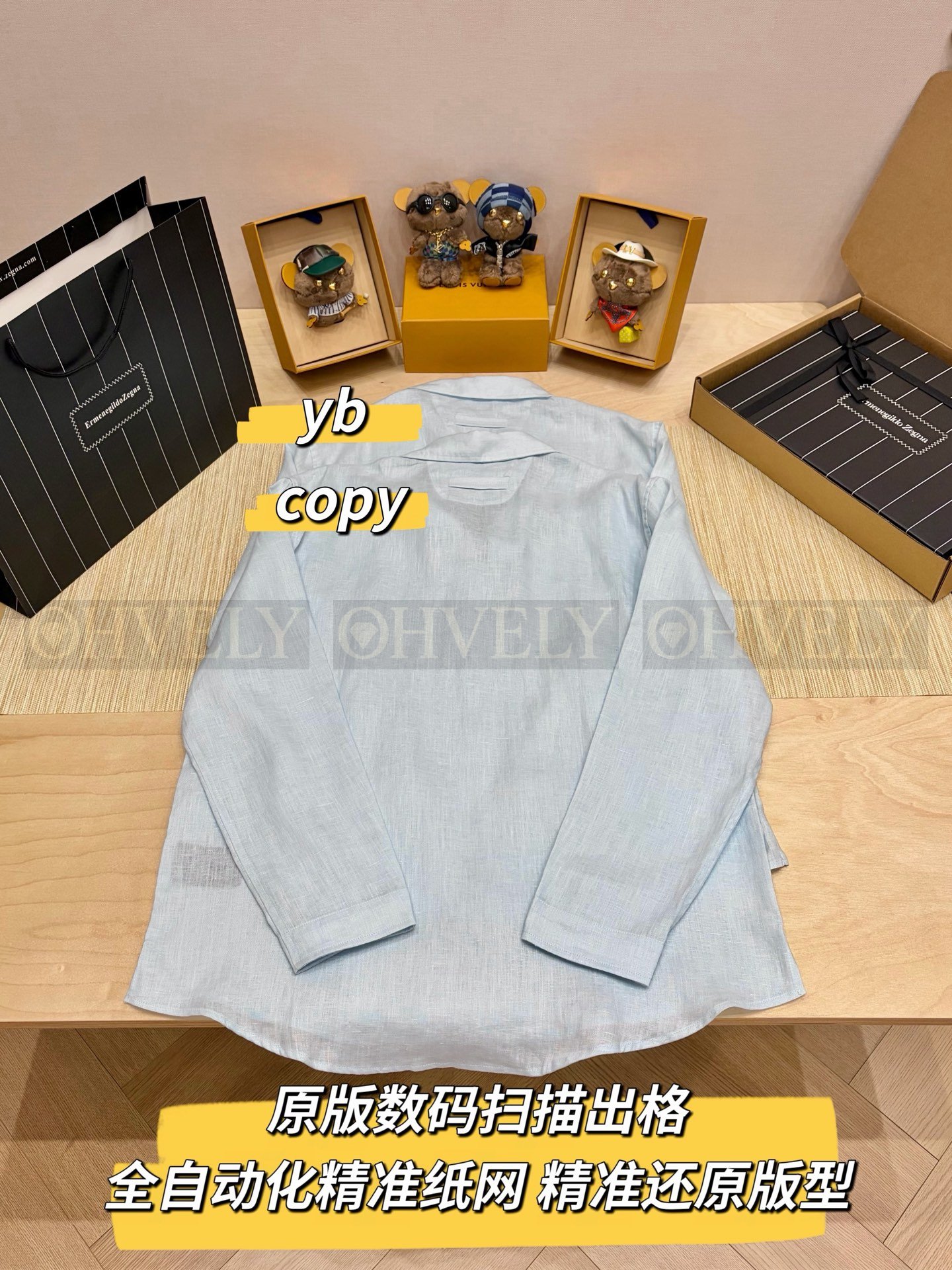 【 ZP버전 】ZE 오픈카라 풀오버 린넨 긴팔 셔츠 (3컬러) 상품 썸네일