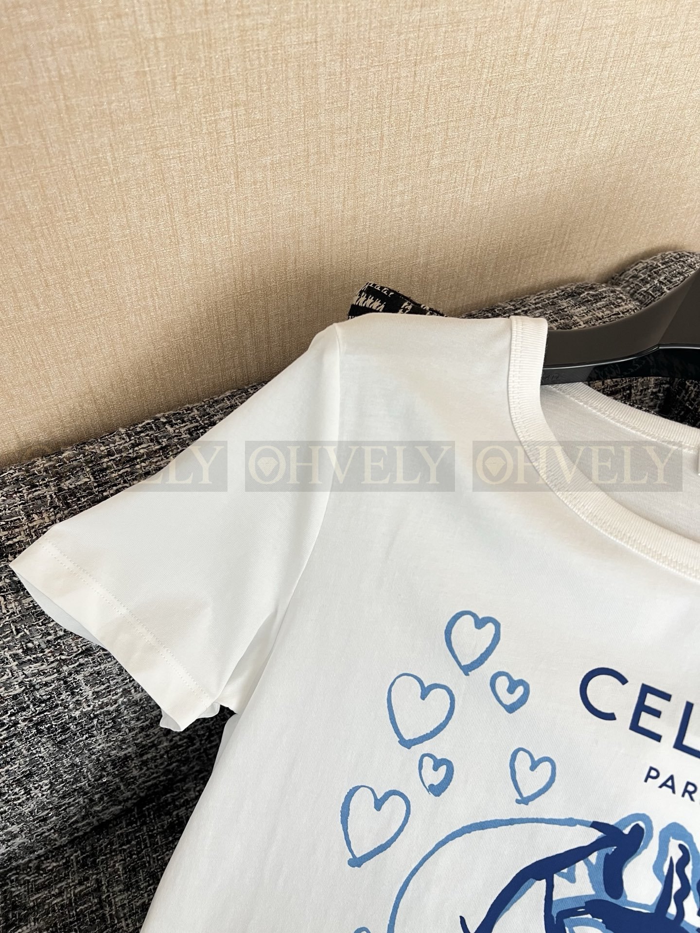 【 ZP버전 】CEL 칠석 한정판 추상 프린팅 반팔 티셔츠 상품 썸네일