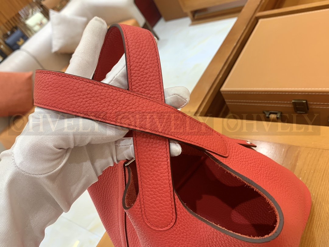 【 ZP버전 】HM Picotin 피코탄 토트백 하트 레드 실버버클 22 상품 썸네일