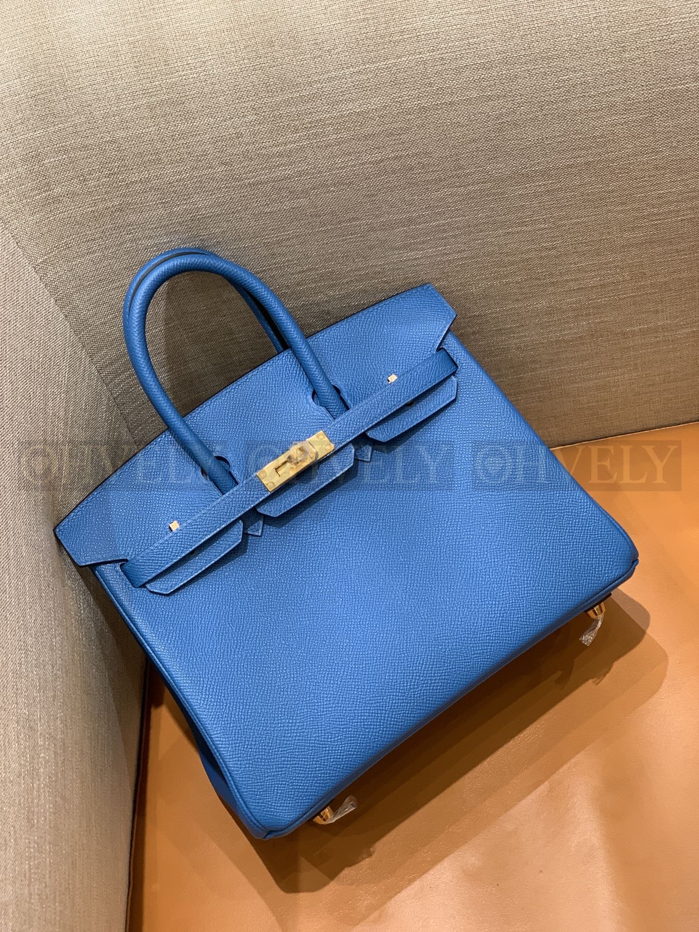 【 ZP버전 】HM Birkin 버킨 백 에게 블루 골드버클 25 상품 썸네일