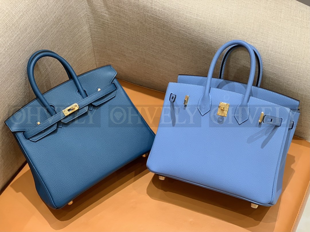 【 ZP버전 】HM Birkin 버킨 백 헤븐 블루 골드버클 25 상품 썸네일