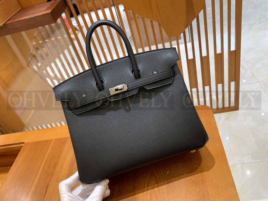 【 ZP버전 】HM Birkin 버킨 백 블랙 실버버클 25 상품 썸네일