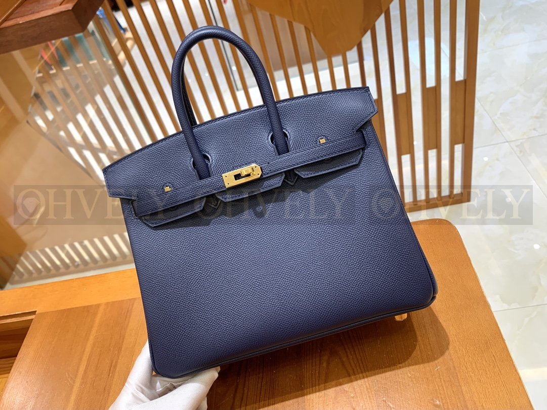 【 ZP버전 】HM Birkin 버킨 백 사파이어 블루 골드버클 25 상품 썸네일