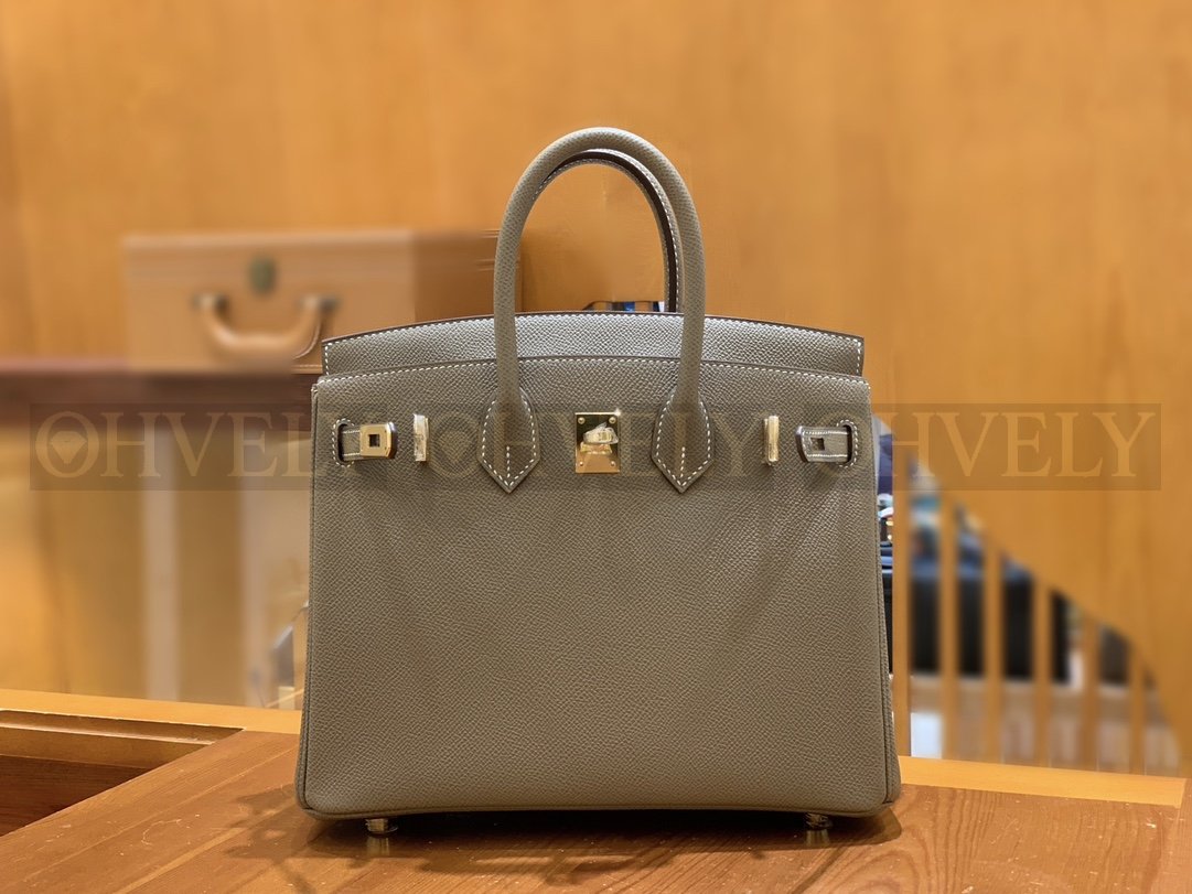 【 ZP버전 】HM Birkin 버킨 백 에투프 그레이 골드버클 25