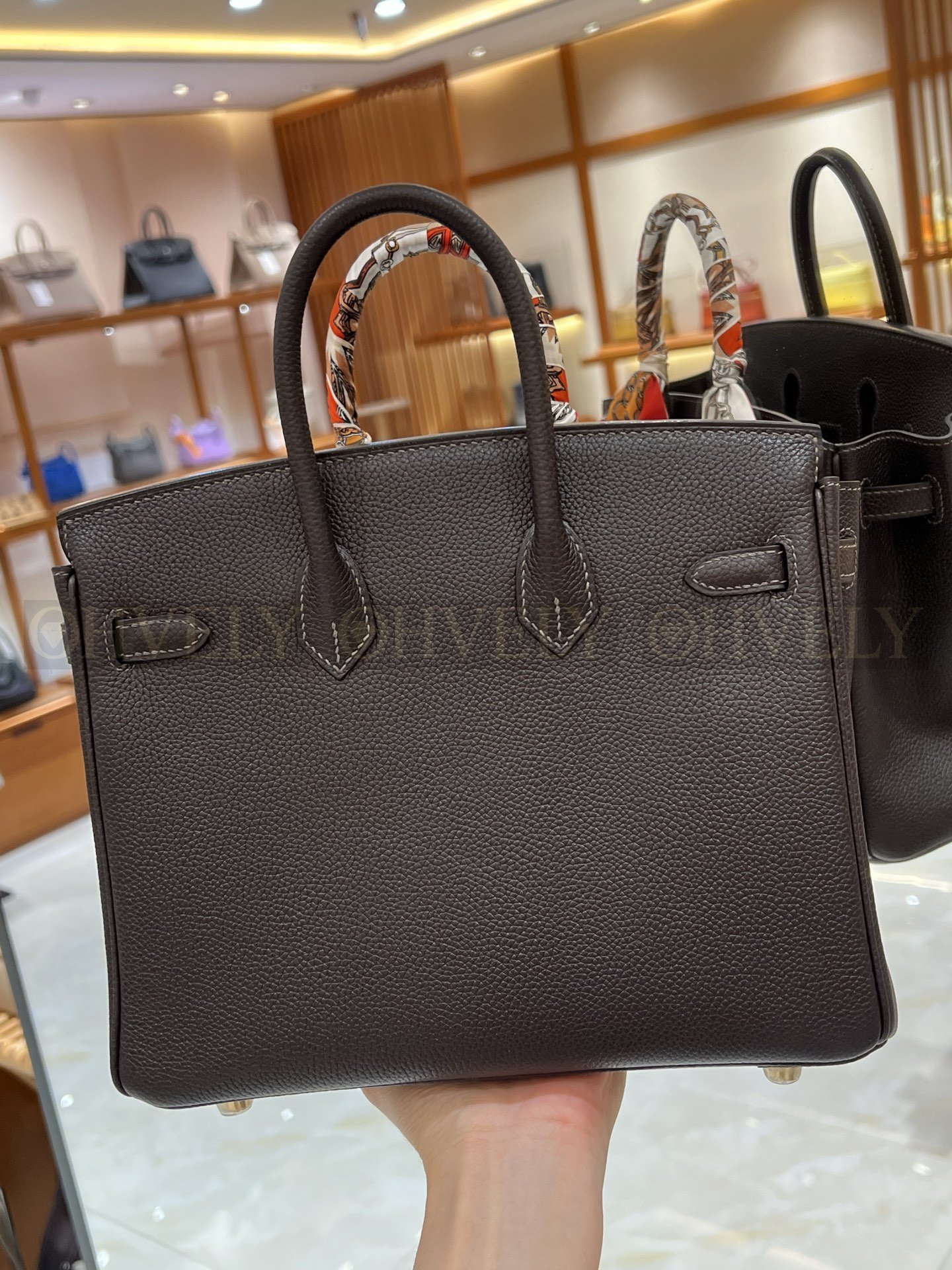 【 ZP버전 】HM Birkin 버킨 콜릿 샴페인 골드버클 25 상품 썸네일