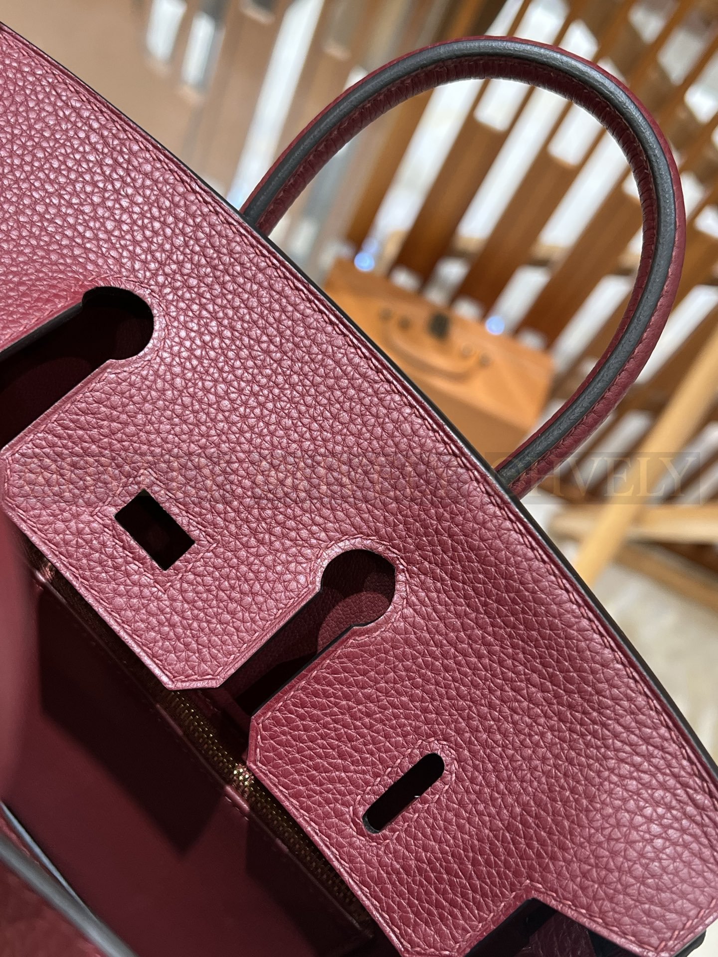 【 ZP버전 】HM Birkin 버킨백 토고 버건디 골드버클 25 상품 썸네일