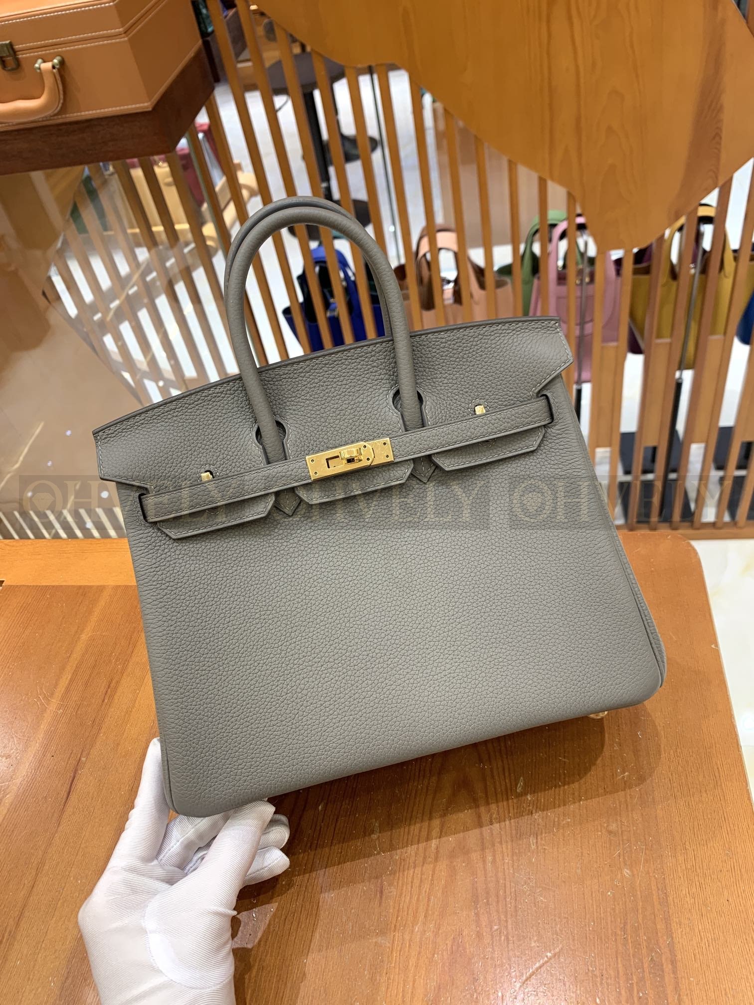 【 ZP버전 】HM Birkin 버킨백 토고 클라우드 그레이 골드버클 25 상품 썸네일