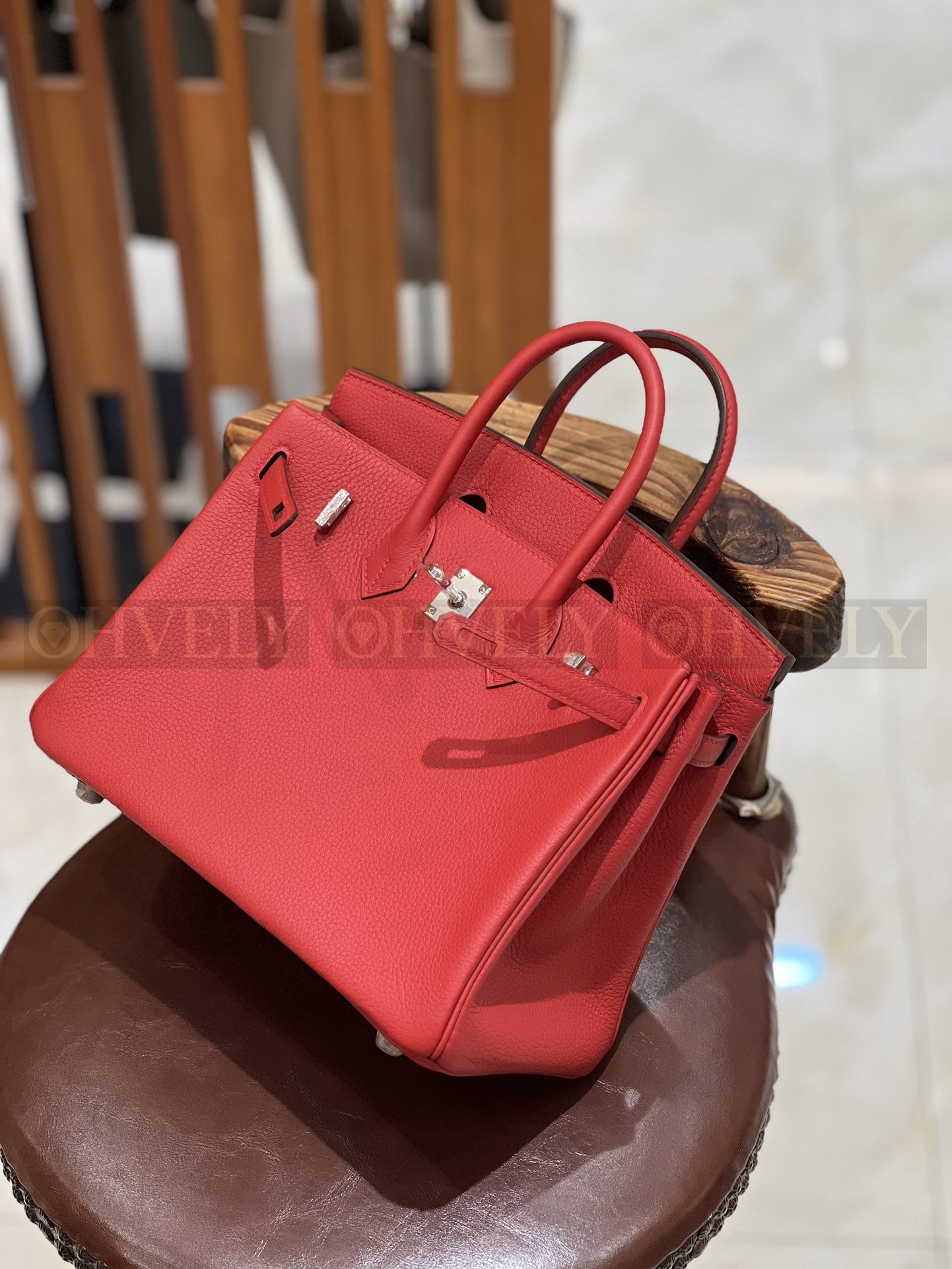 【 ZP버전 】HM Birkin 버킨백 토고 하트 레드 실버버클 25 상품 썸네일