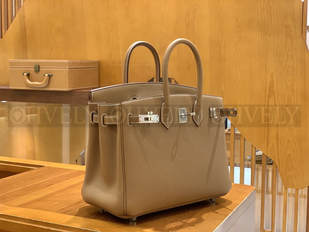 【 ZP버전 】HM Birkin 버킨백 토고 골드 브라운 실버버클 25 상품 썸네일
