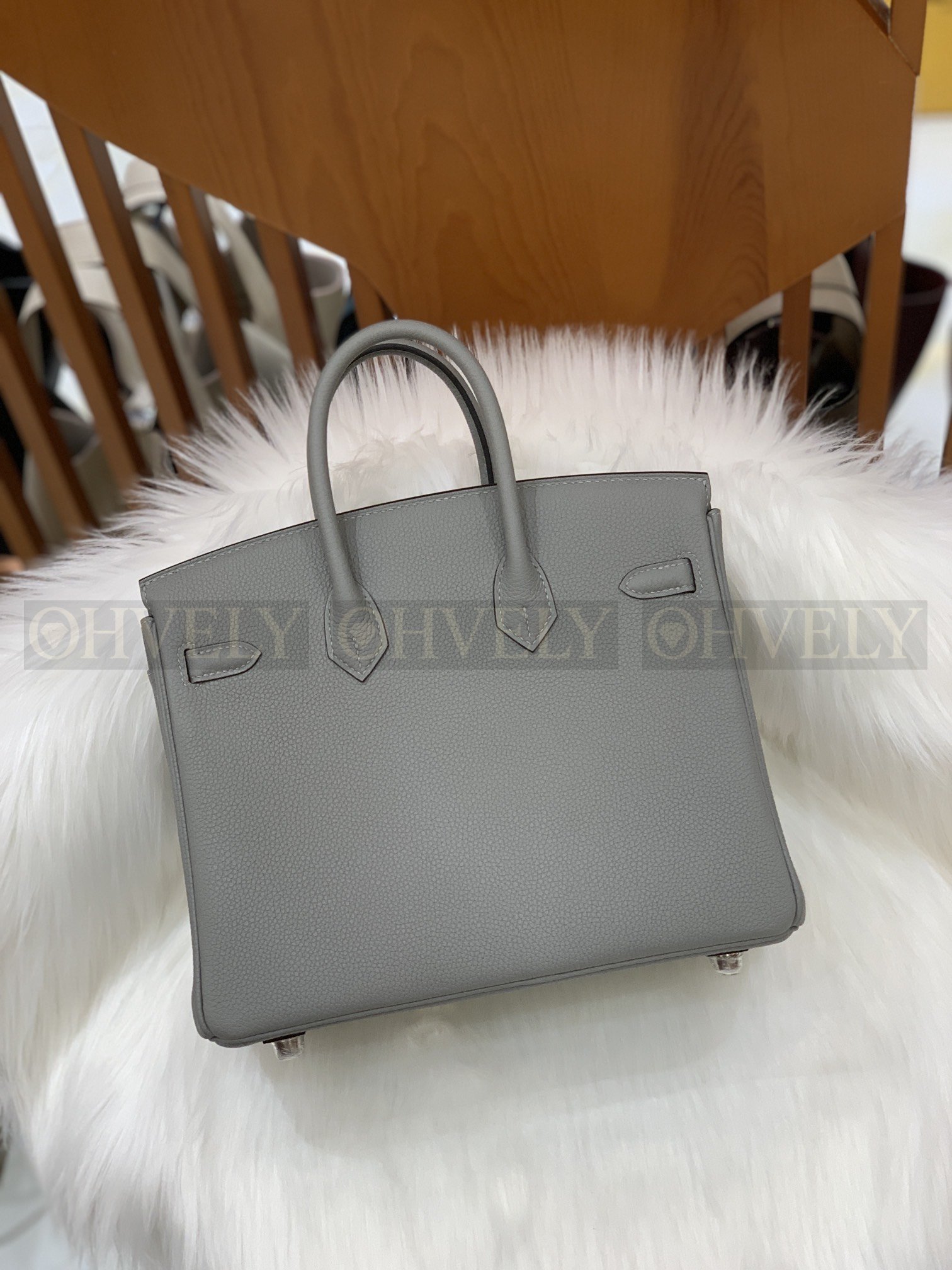 【 ZP버전 】HM Birkin 버킨백 토고 글래시어 블루 실버버클 25 상품 썸네일