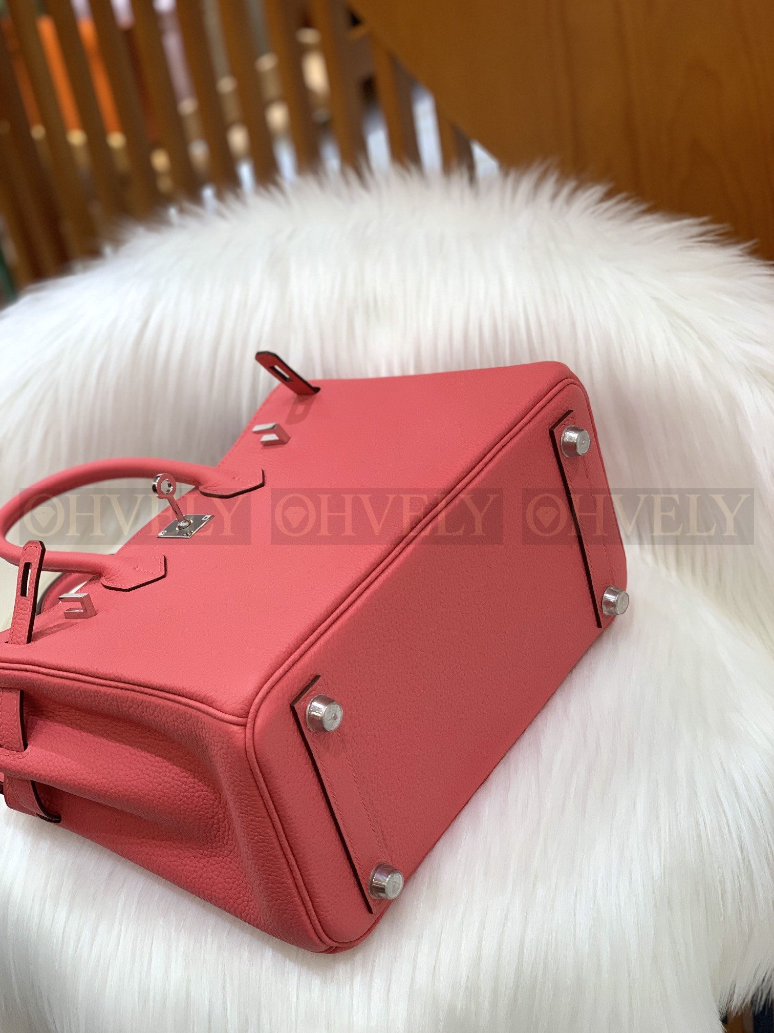 【 ZP버전 】HM Birkin 버킨백 토고 립스틱 핑크 실버버클 25 상품 썸네일