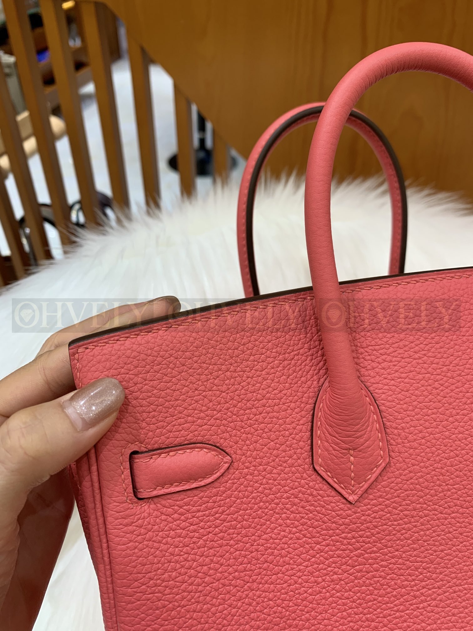【 ZP버전 】HM Birkin 버킨백 토고 립스틱 핑크 실버버클 25 상품 썸네일