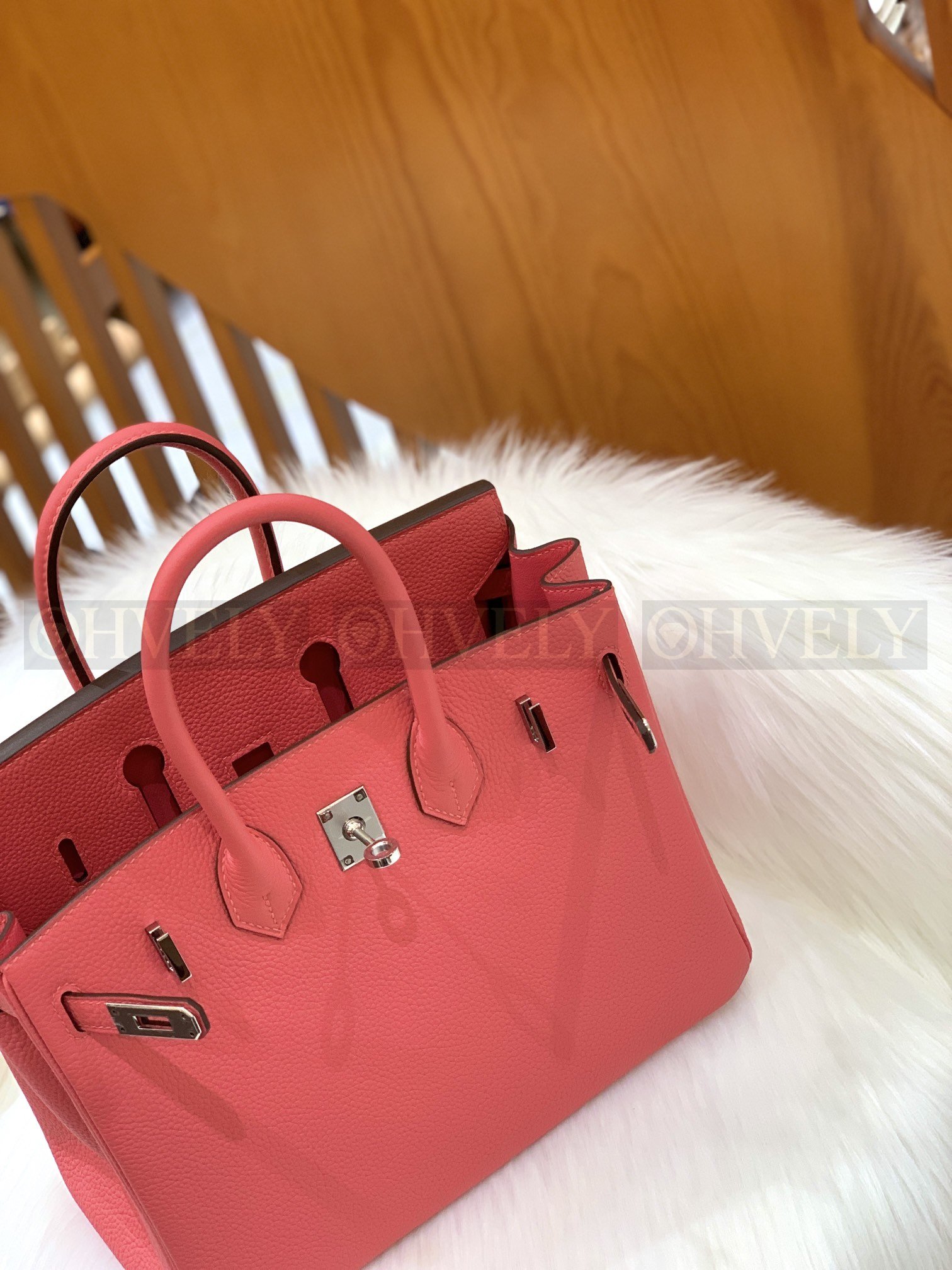 【 ZP버전 】HM Birkin 버킨백 토고 립스틱 핑크 실버버클 25 상품 썸네일