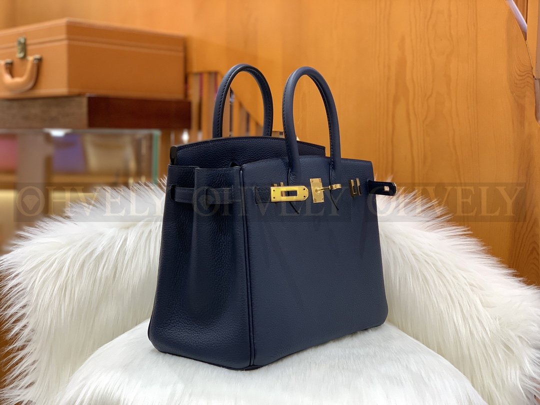 【 ZP버전 】HM Birkin 버킨백 토 사파이어 블루 골드버클 25 상품 썸네일