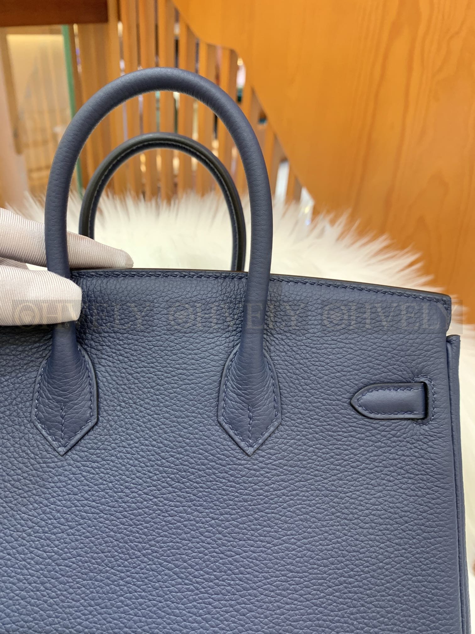 【 ZP버전 】HM Birkin 버킨백 토 사파이어 블루 골드버클 25 상품 썸네일
