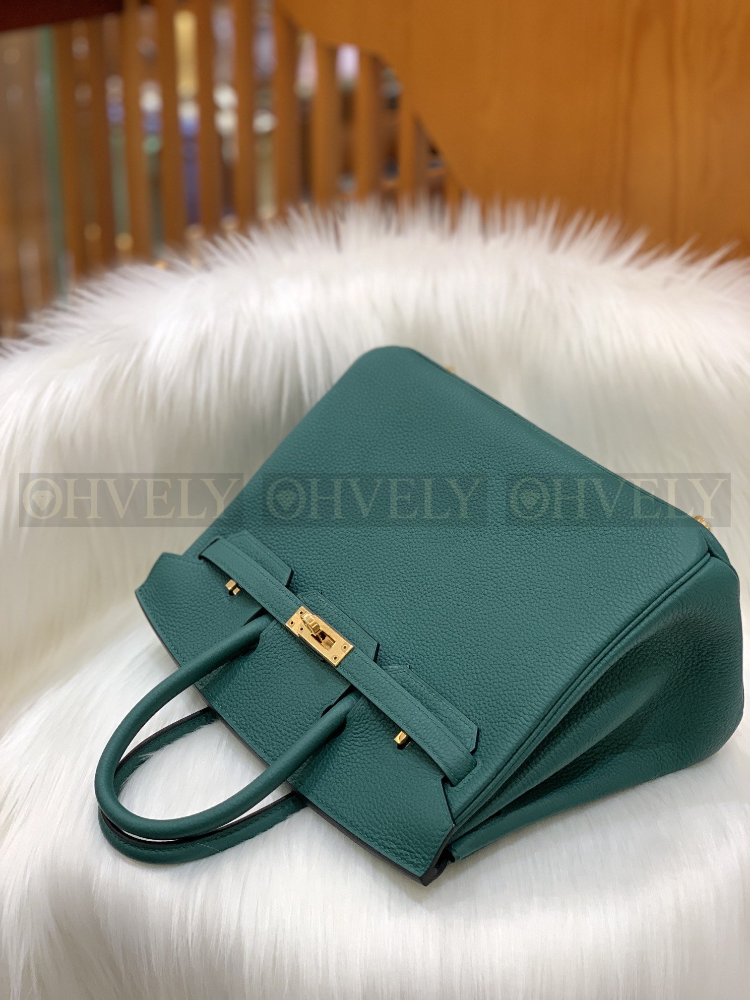 【 ZP버전 】HM Birkin 버킨백 토고 피콕 그린 골드버클 25 상품 썸네일