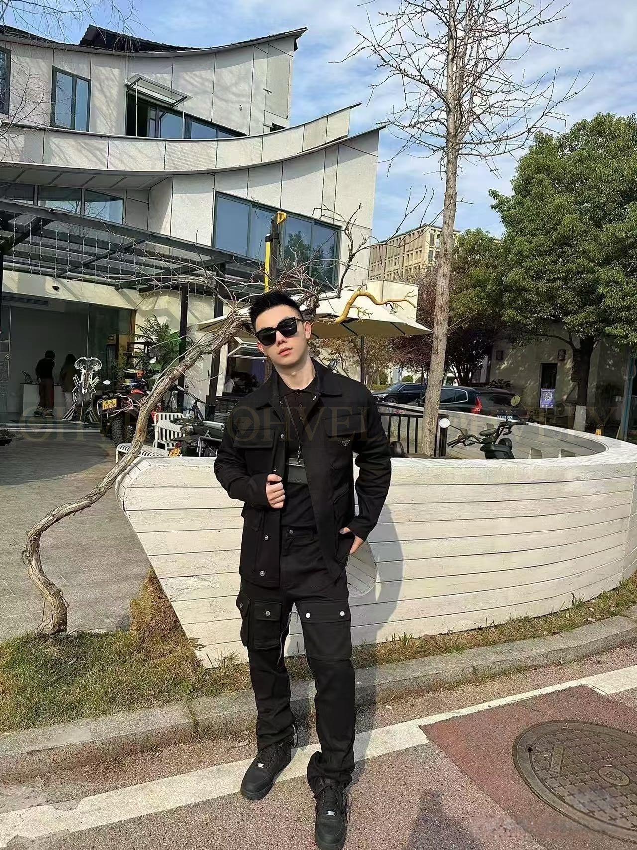 【 ZP버전 】PR 삼각 로고 칼라 자켓 상품 썸네일
