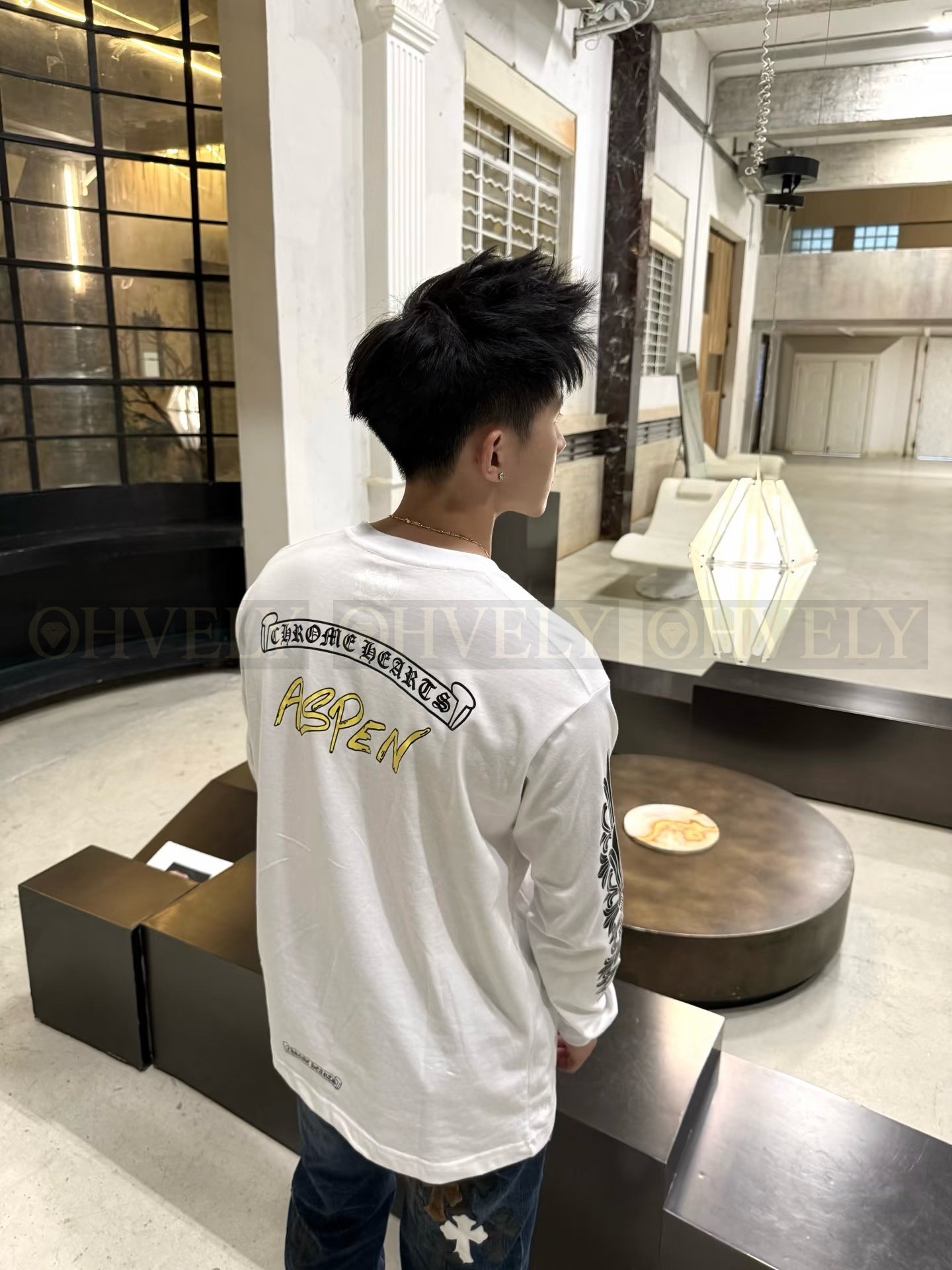【 ZP버전 】크롬하츠 아스펜 한정판 긴팔 티셔츠 상품 썸네일