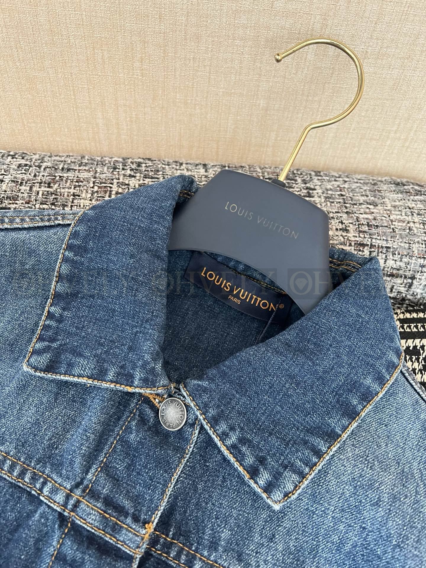 【 ZP버전 】LV 블루 커프스 턴업 데님 자켓 상품 썸네일