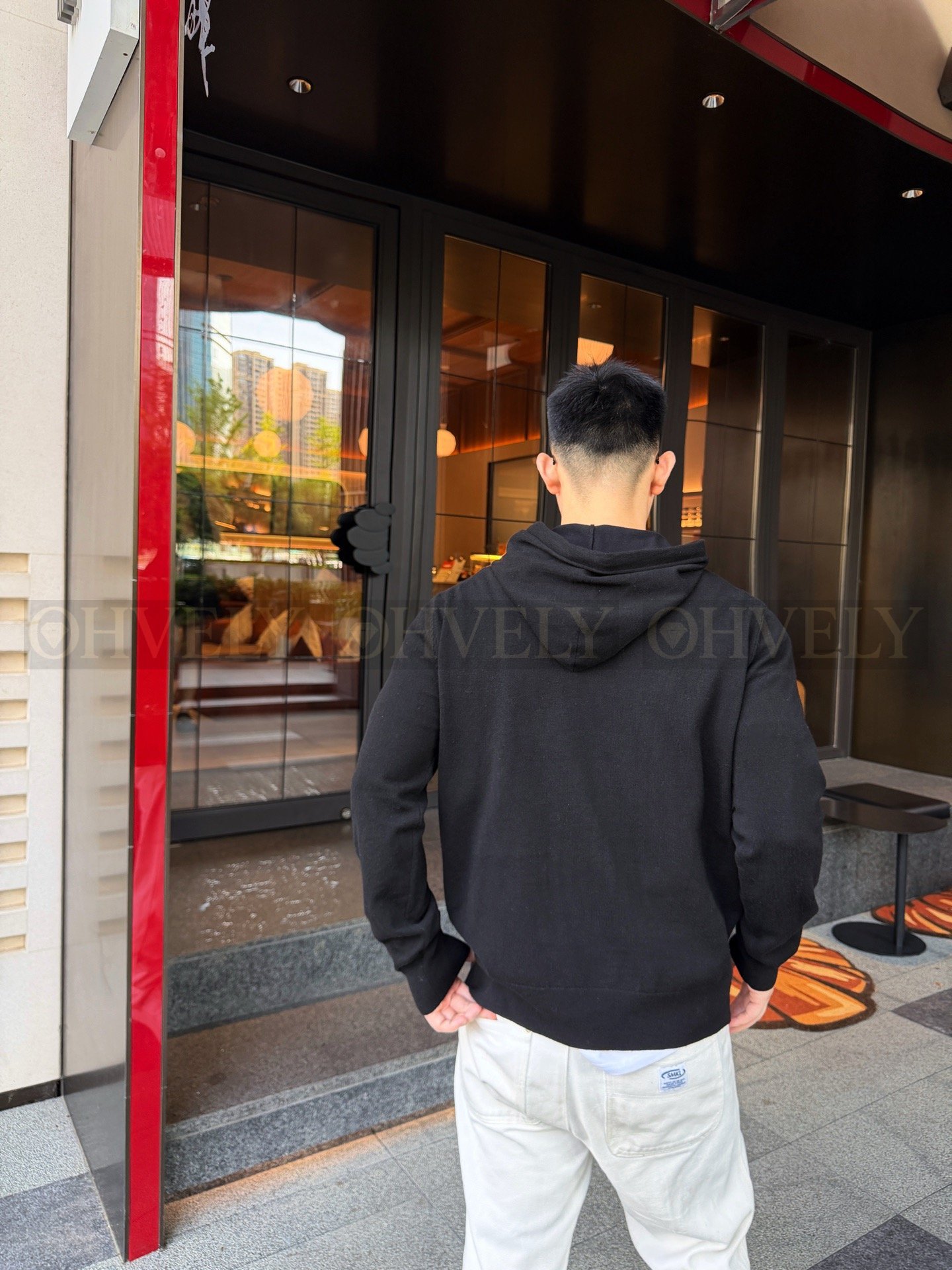【 ZP버전 】GIV 자수 로고 후드 티셔츠 상품 썸네일