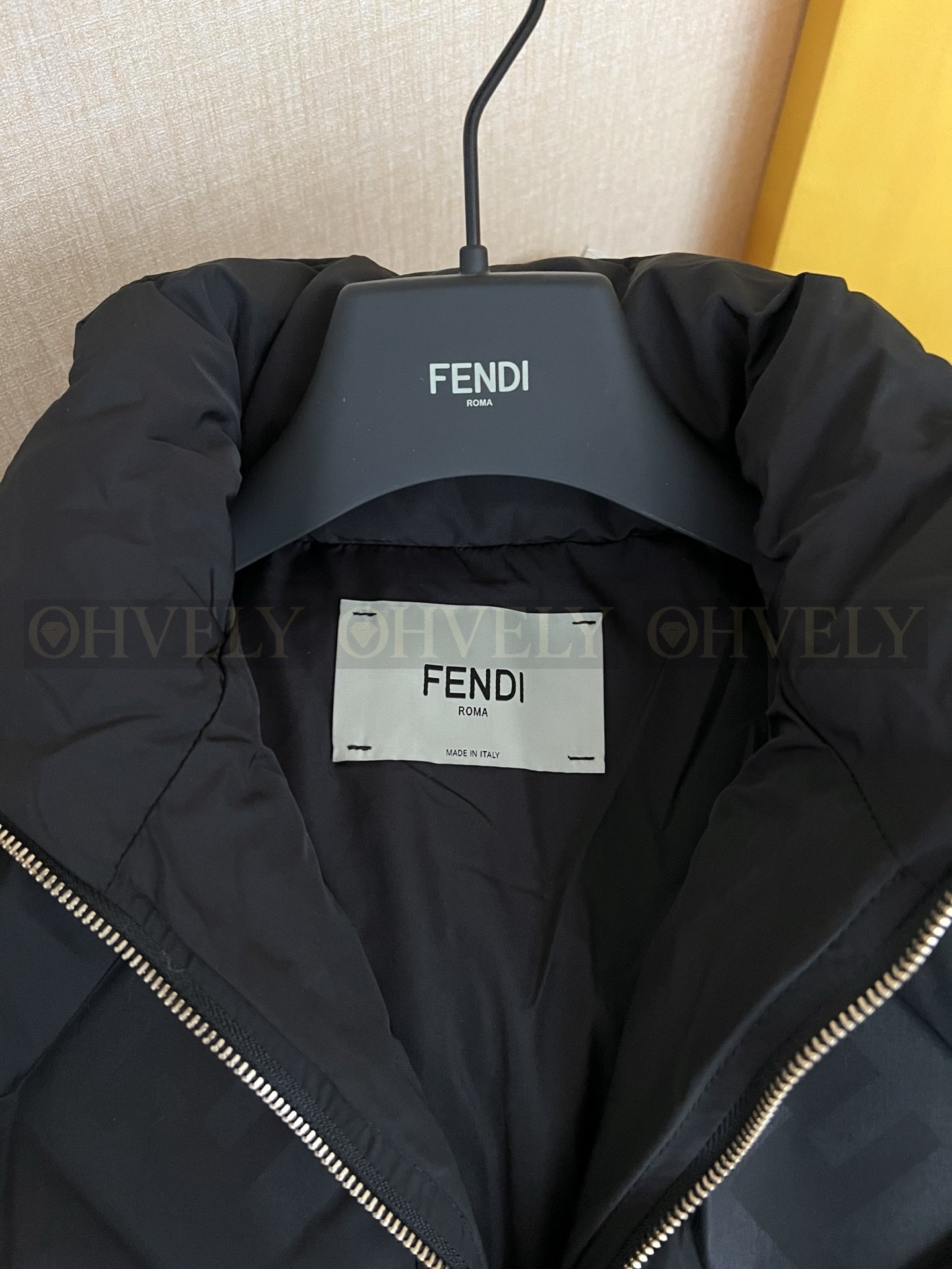 【 ZP버전 】FD 하이넥 지퍼 자카드 패딩 점퍼 상품 썸네일